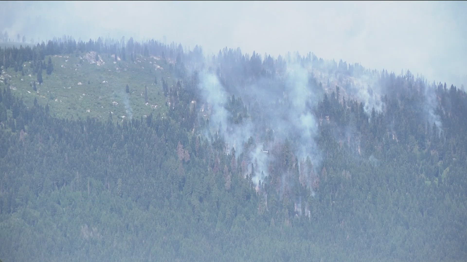 The lightning-caused fire located south of Tamarack Resort has burned an estimated 2,800 acres as of Friday night.
