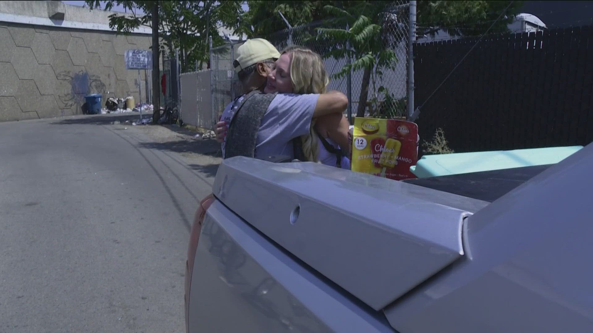 Jennifer Jordan spends her days handing out ice water, cold drinks, popsicles and frozen fruit to people in downtown Boise living on the streets.