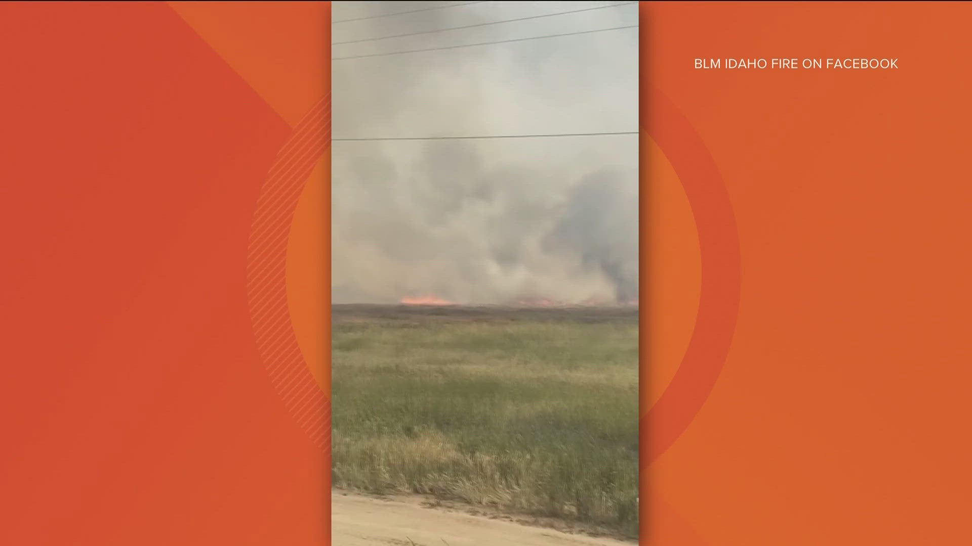 Wild weather Tuesday ignited at least two lightning-caused fires in southern Idaho, burning nearly 400 acres.