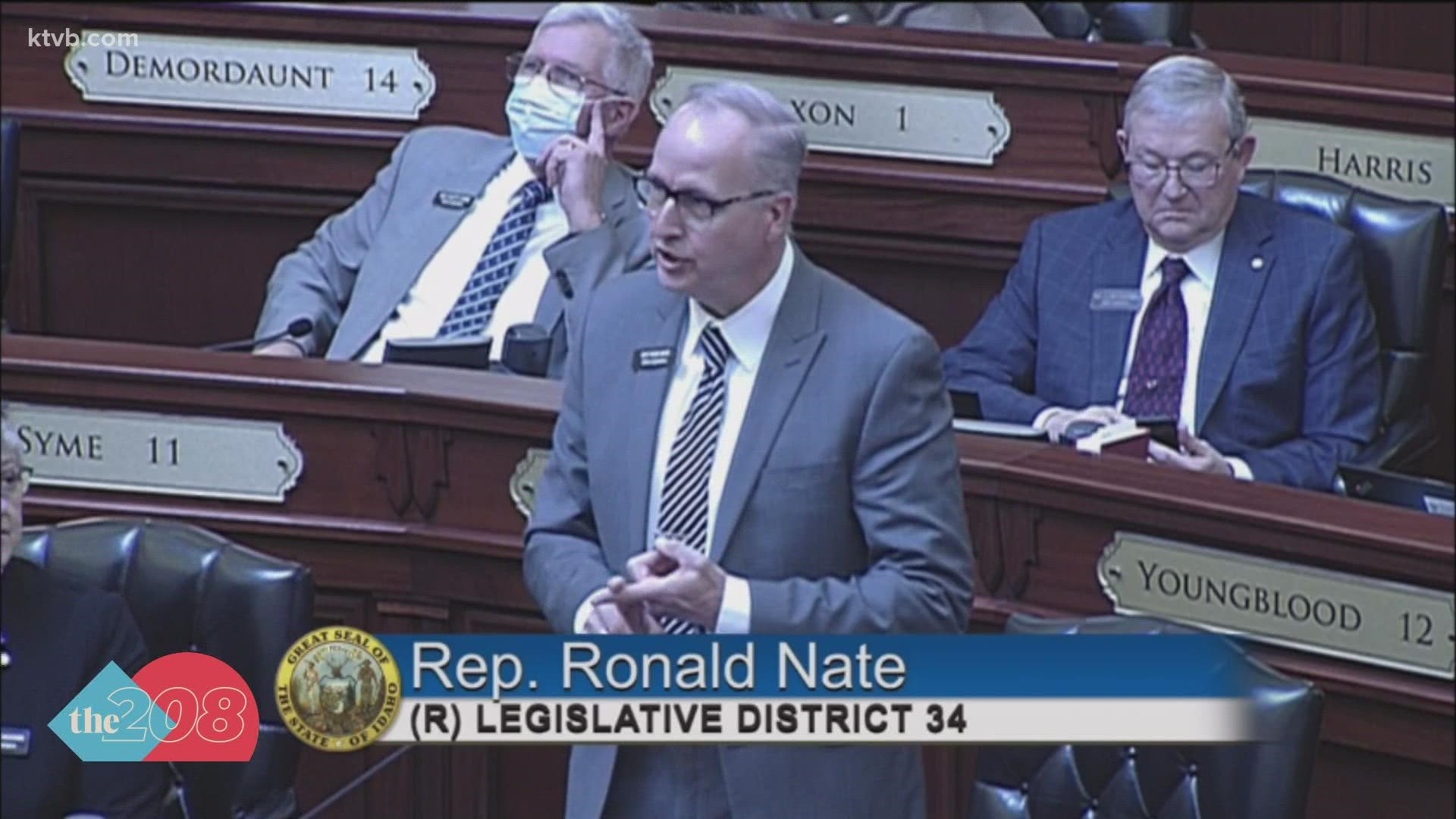 Rep. Ronald Nate attempted to get a personal bill repealing Idaho's grocery tax on the House floor Tuesday and out of the Ways and Means Committee, prompting debate.