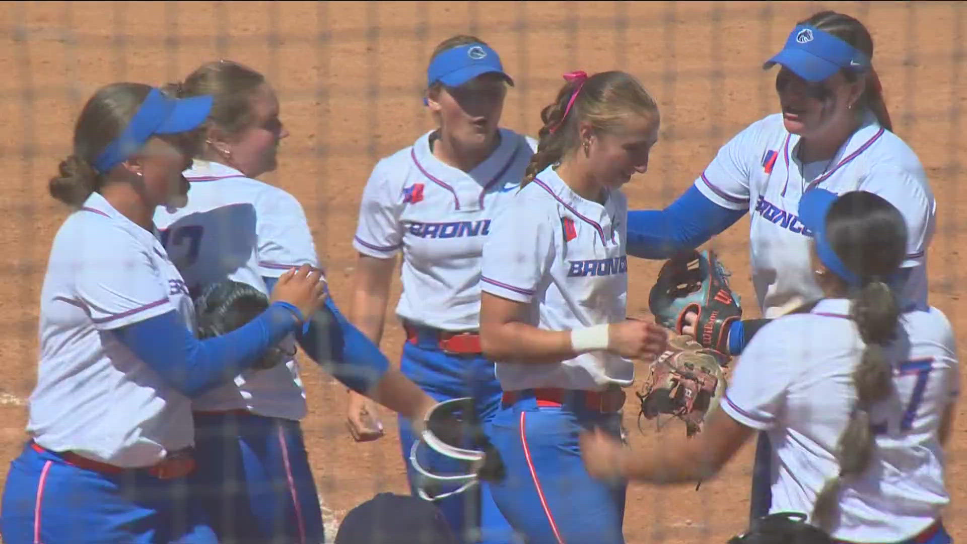 Trailing 4-1 with three outs to go, Boise State rallied back to capture a 5-4 win in eight innings to extend its season Thursday in the Mountain West tournament.