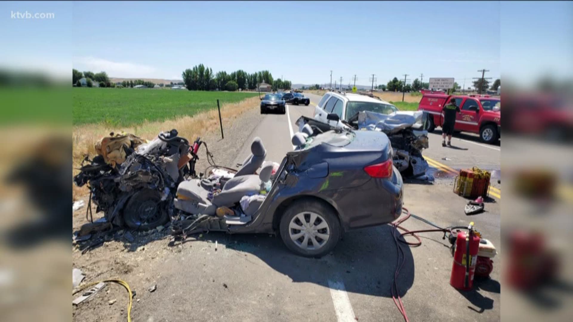 71-year-old Lois Bridge of Weiser died on Monday from blunt force trauma from a car crash, according to the coroner's release. Bridge died at Saint Alphonsus Regional Medical Center after being taken by air ambulance from the scene of the crash on Sunday.