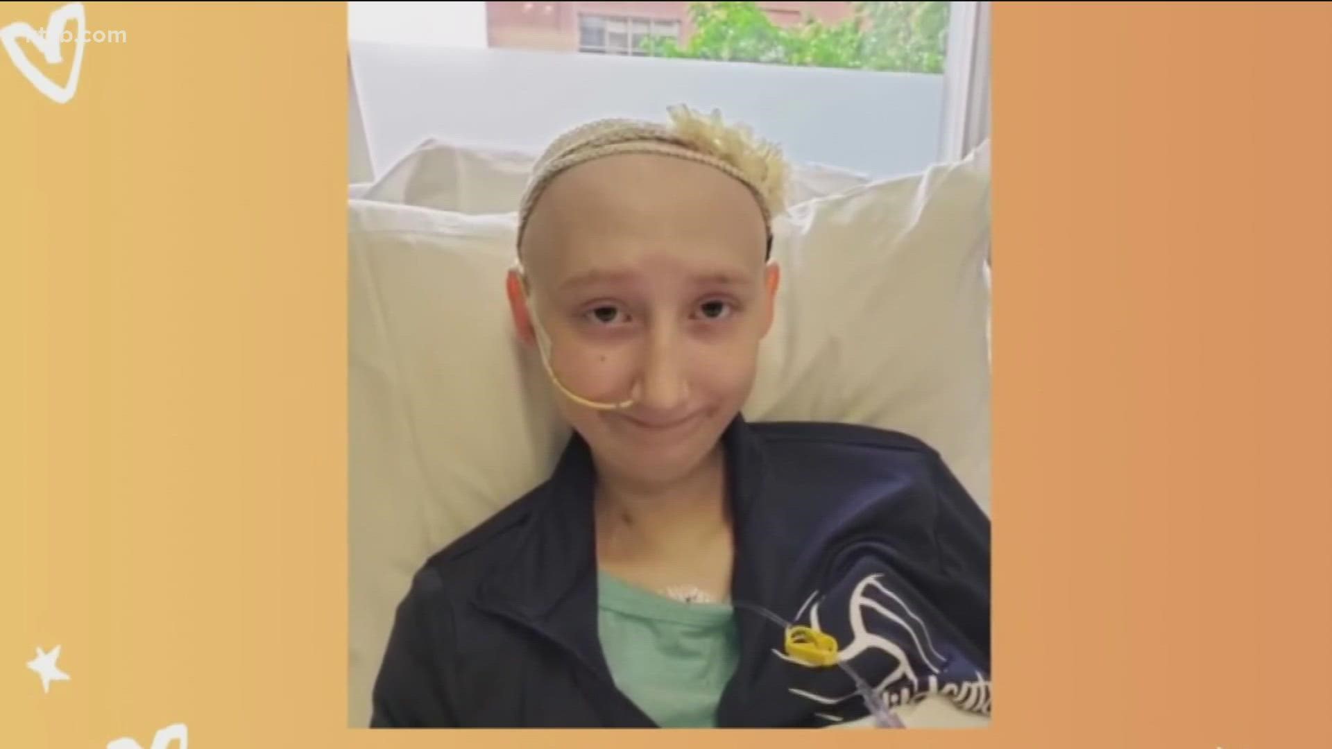 Jessie Severns, 17, was diagnosed with leukemia in 2019. After almost three years, she rang the bell in front of friends, family and the heroes who saved her life.