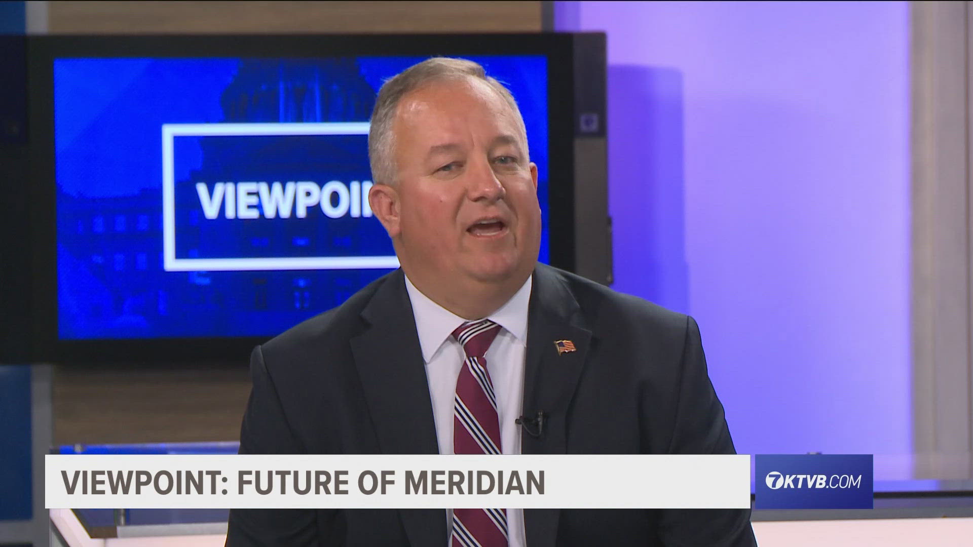 Mayor Robert Simison talks about his city, Meridian, and the growth there.