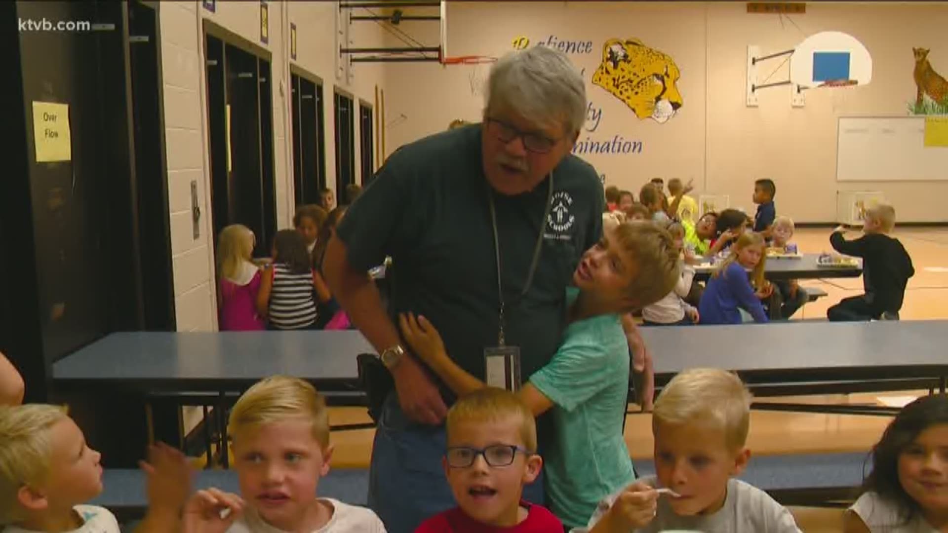 After 43 years at Valley View Elementary School in Boise, head custodian Jerry Richey is about to retire. Students and teachers say they will always remember his kindness and the positive impact he's had on their lives.