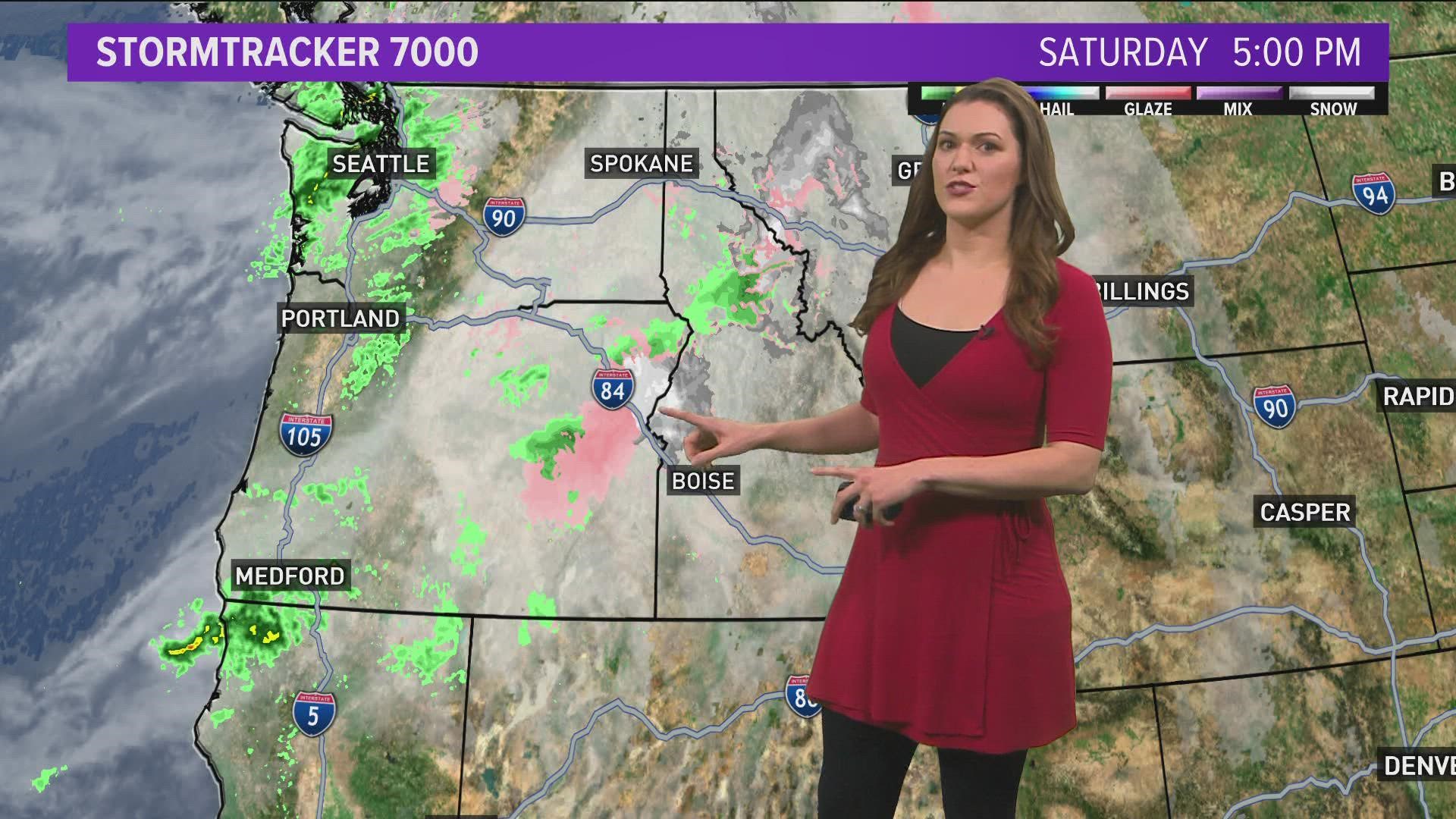 KTVB First Alert Weather with meteorologist Sophia Bliss on December 24, 2022.