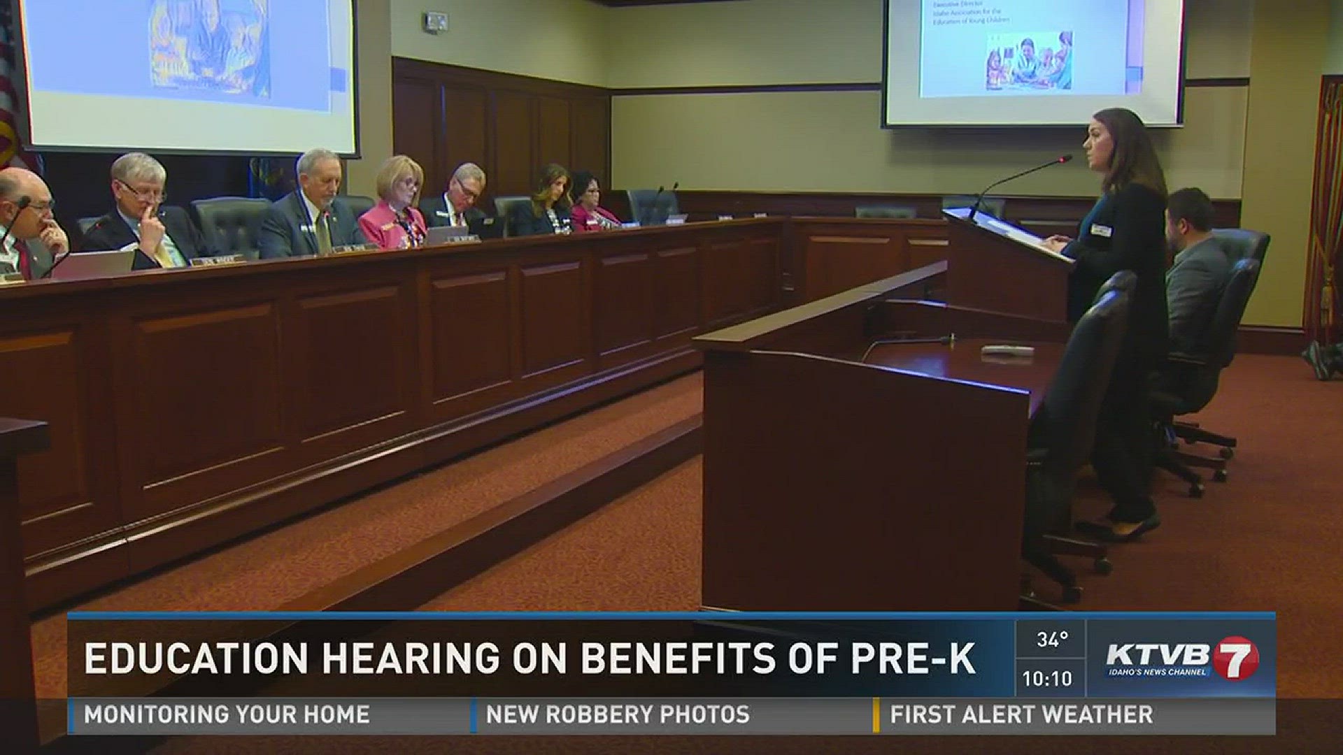 Education hearing on benefits of pre-K.