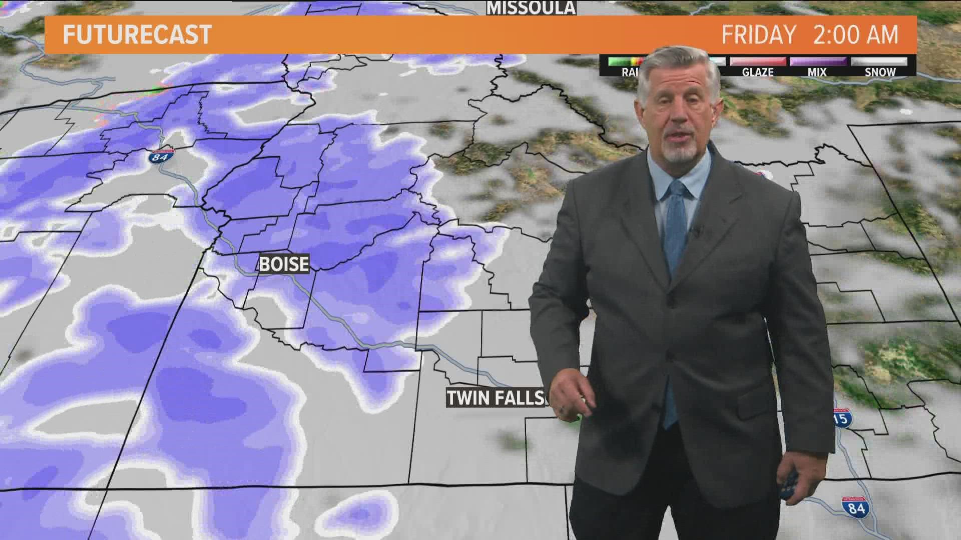 KTVB First Alert Weather Thursday, Dec. 8, 2022, in Boise, Idaho, with meteorologist Jim Duthie.