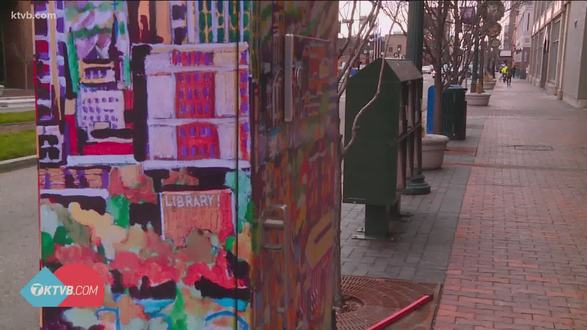 There are now more than 200 traffic art boxes in Boise. The program began in 2009.