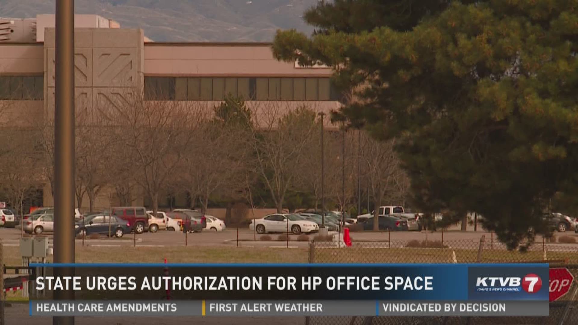State urges authorization for HP office space.