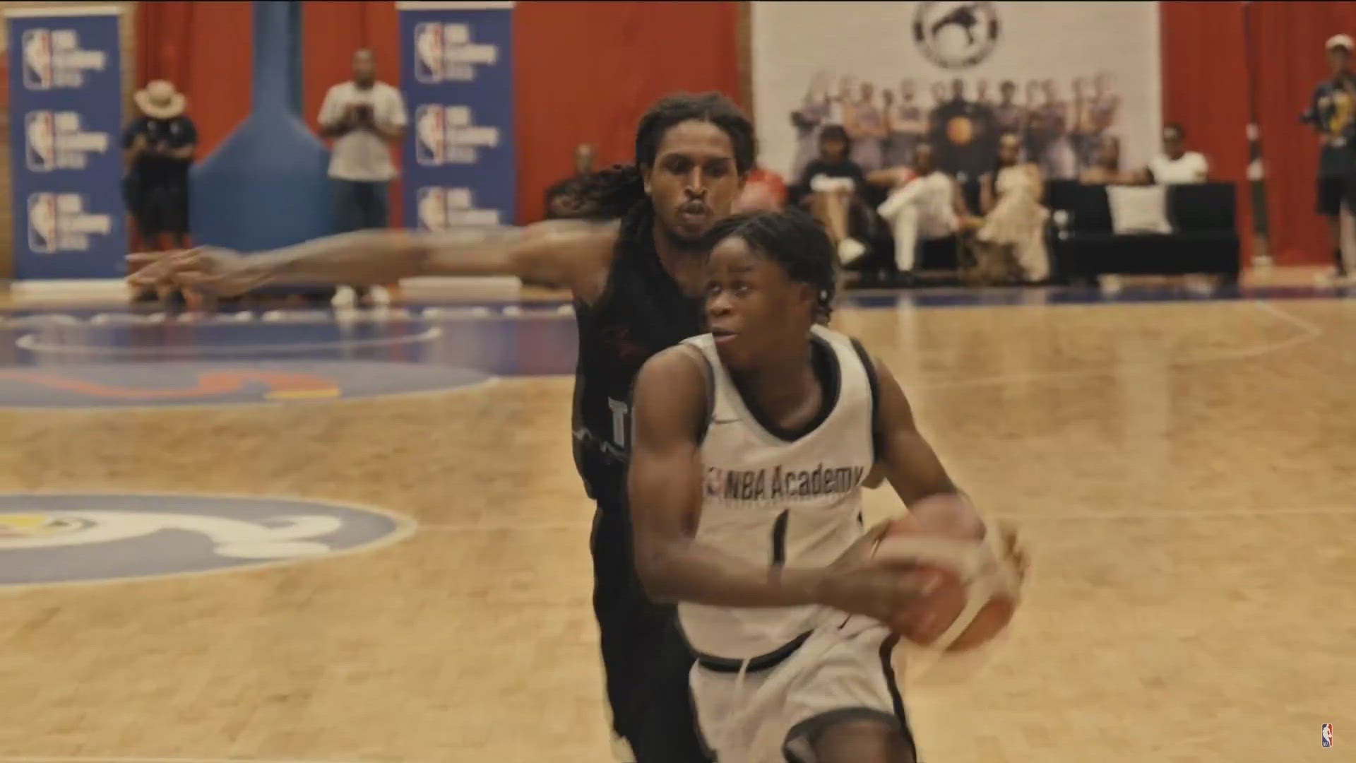 The 6-foot-1, 185-pound guard is from Angola. He played for his country's national team and for NBA Academy Africa. 