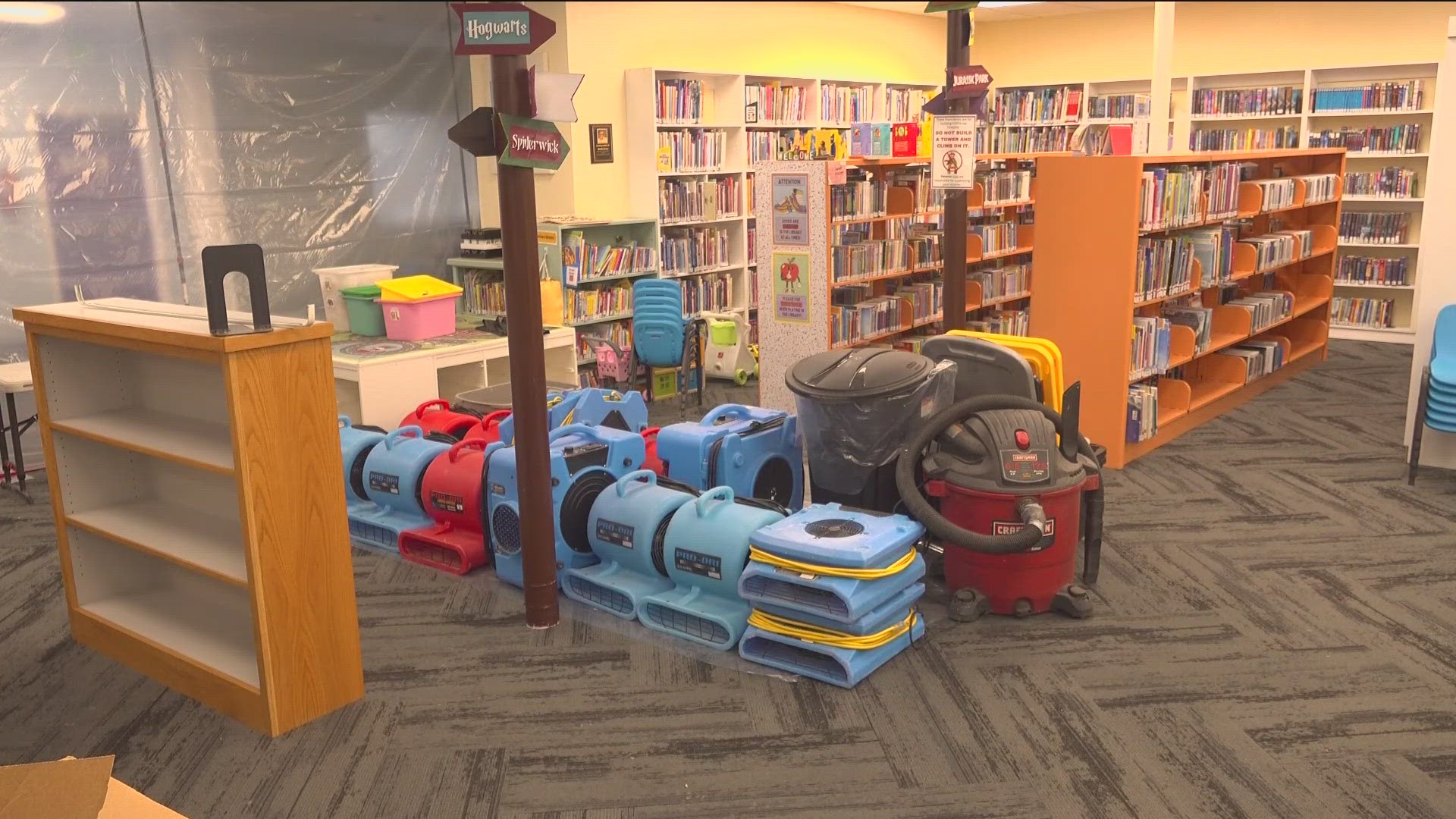 Buhl library closed indefinitely due to damages from wind storm, rain ...