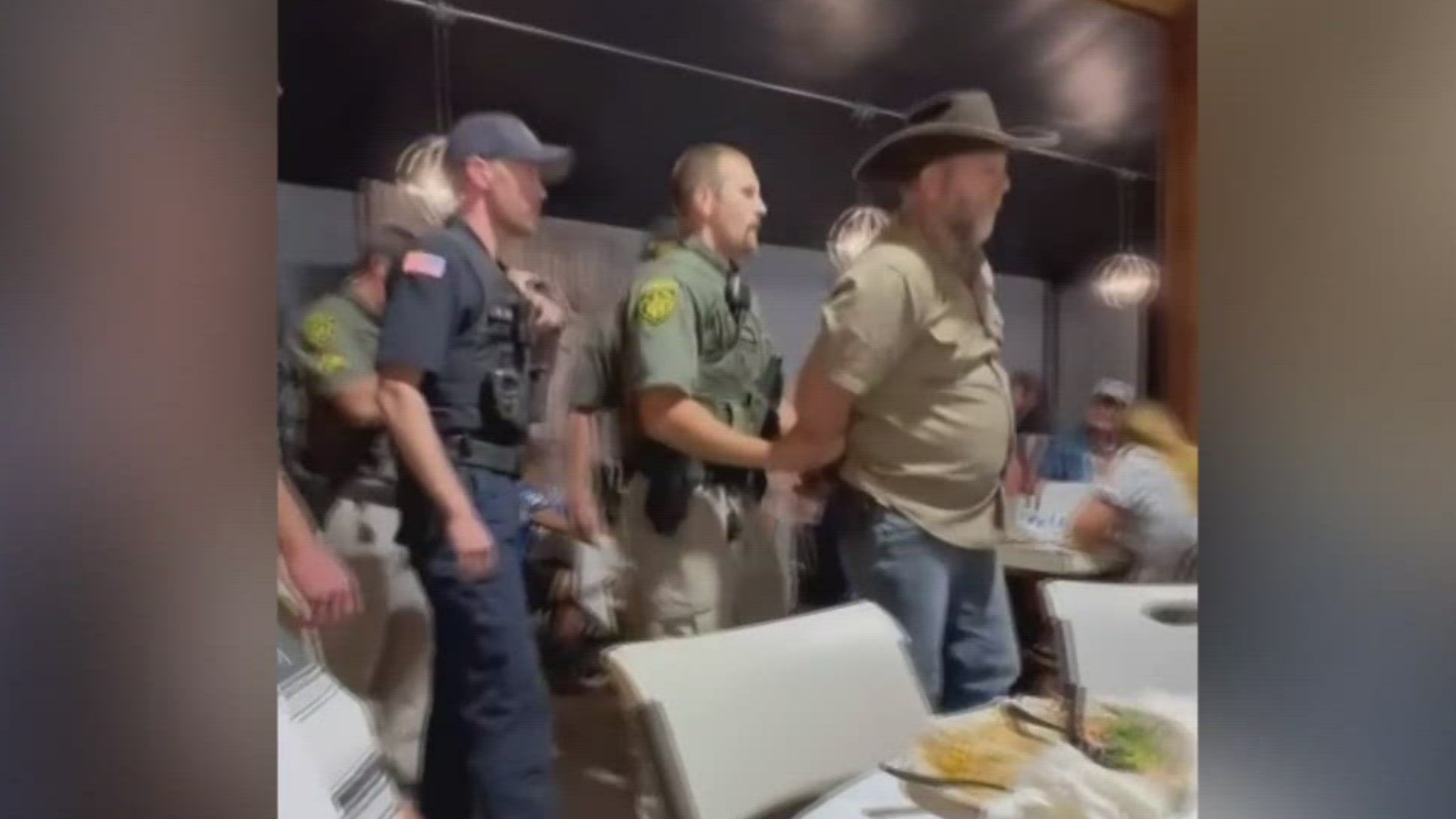 Ammon Bundy was arrested Friday by the Gem County Sheriff's Office on a warrant for contempt charges stemming from a legal battle with the St. Luke's Health System.