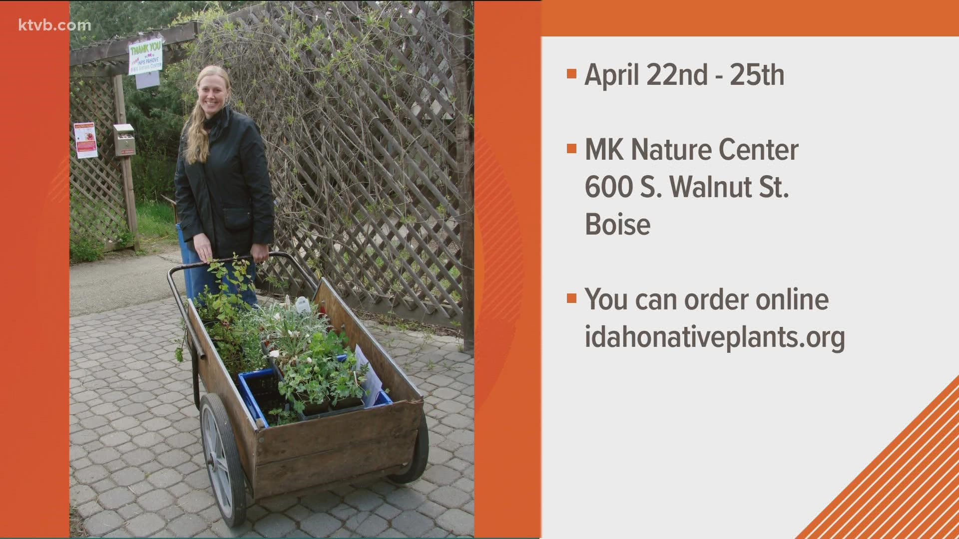 The annual native plant sale is accepting online orders April 22 through April 25. The order form can be accessed on the Idaho Native Plant Society's website.