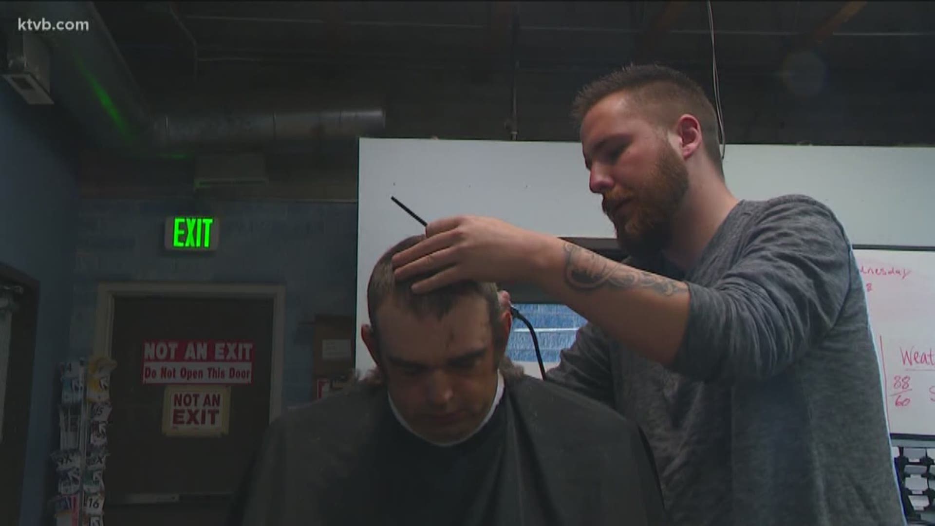 Boise Barber Provides Free Haircuts To Homeless