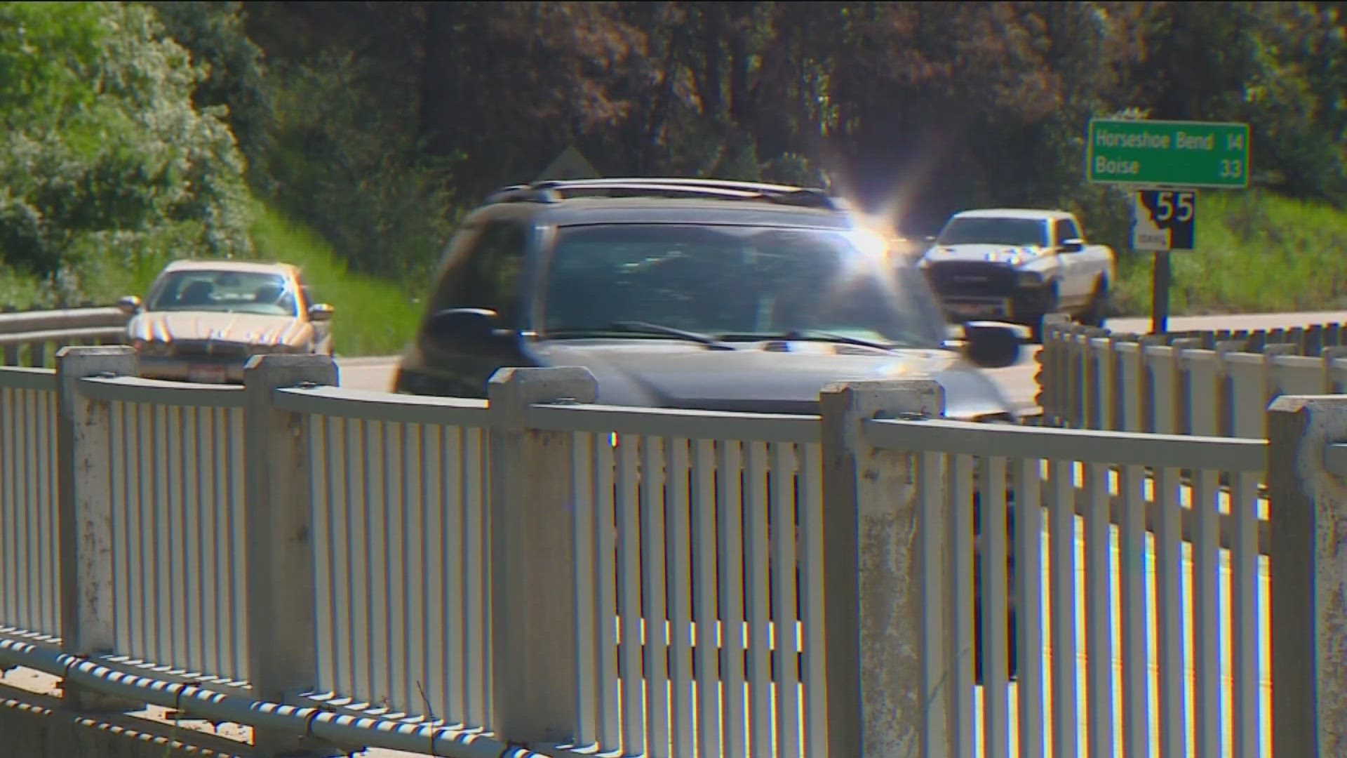 Police increase patrols on Highway 55 during Labor Day to curb hazardous driving.