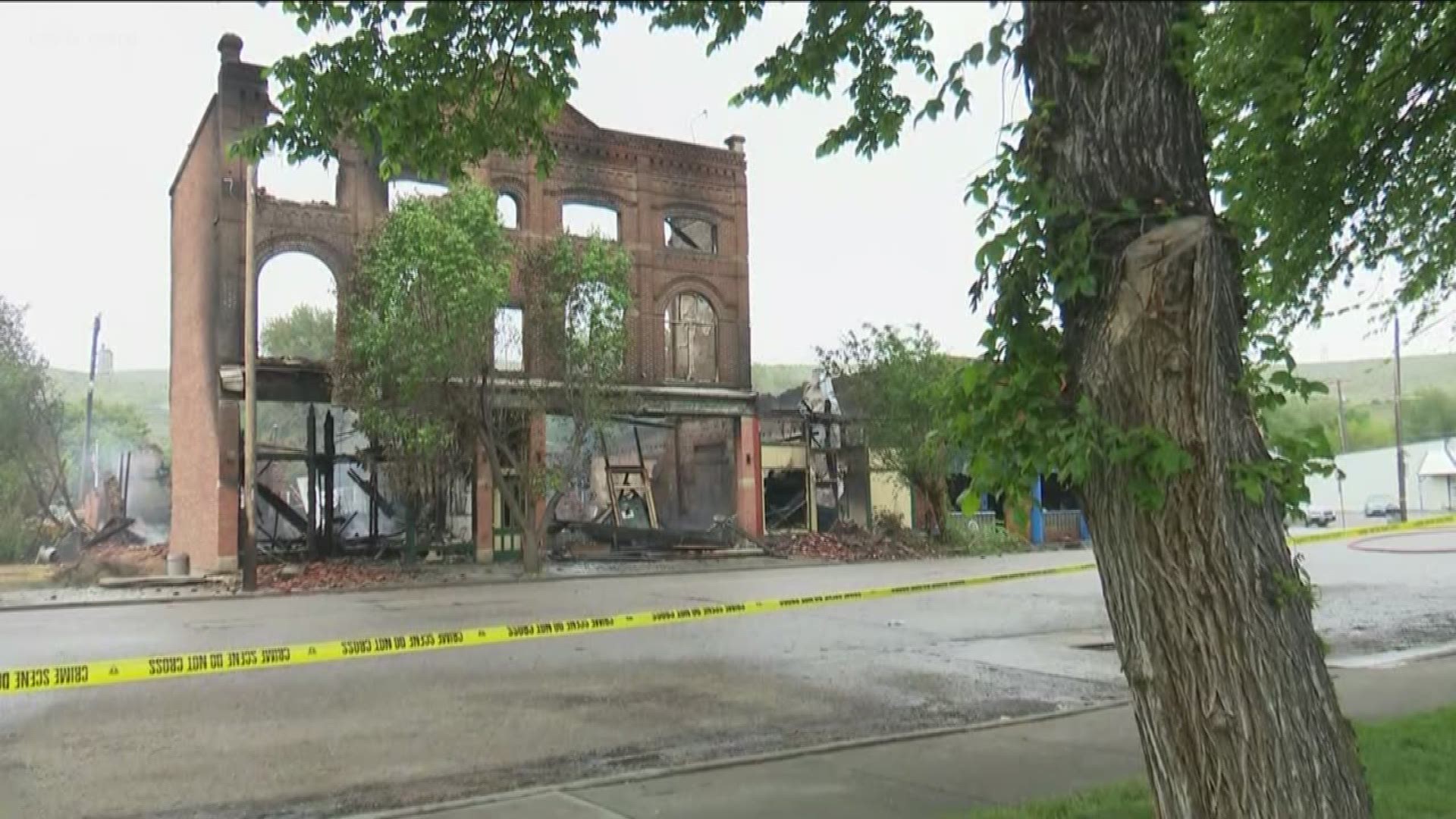 A 21-year-old who set fire to buildings in Huntington's historic downtown in May was sentenced Tuesday to four years and seven months in prison. Raynmon Haze Garcia pleaded guilty to felony first-degree arson, felony second-degree arson, and misdemeanor reckless burning.