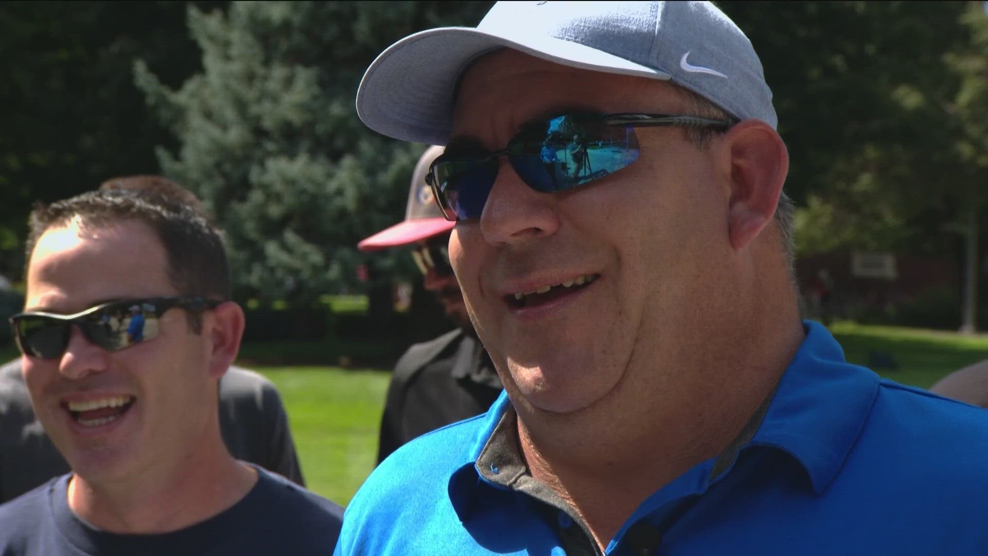 BSU fraternity sang the fight song for 24 hours, and 21 years later, they sang it again.