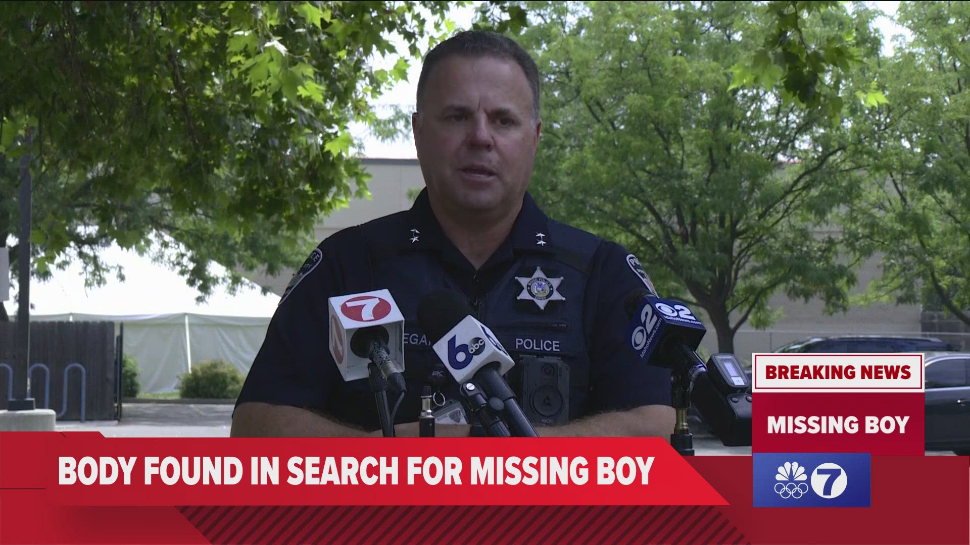 In a news conference with Boise Police Department, Chief Winegar announced that the search efforts resulted in finding the body of a young boy in a nearby canal.