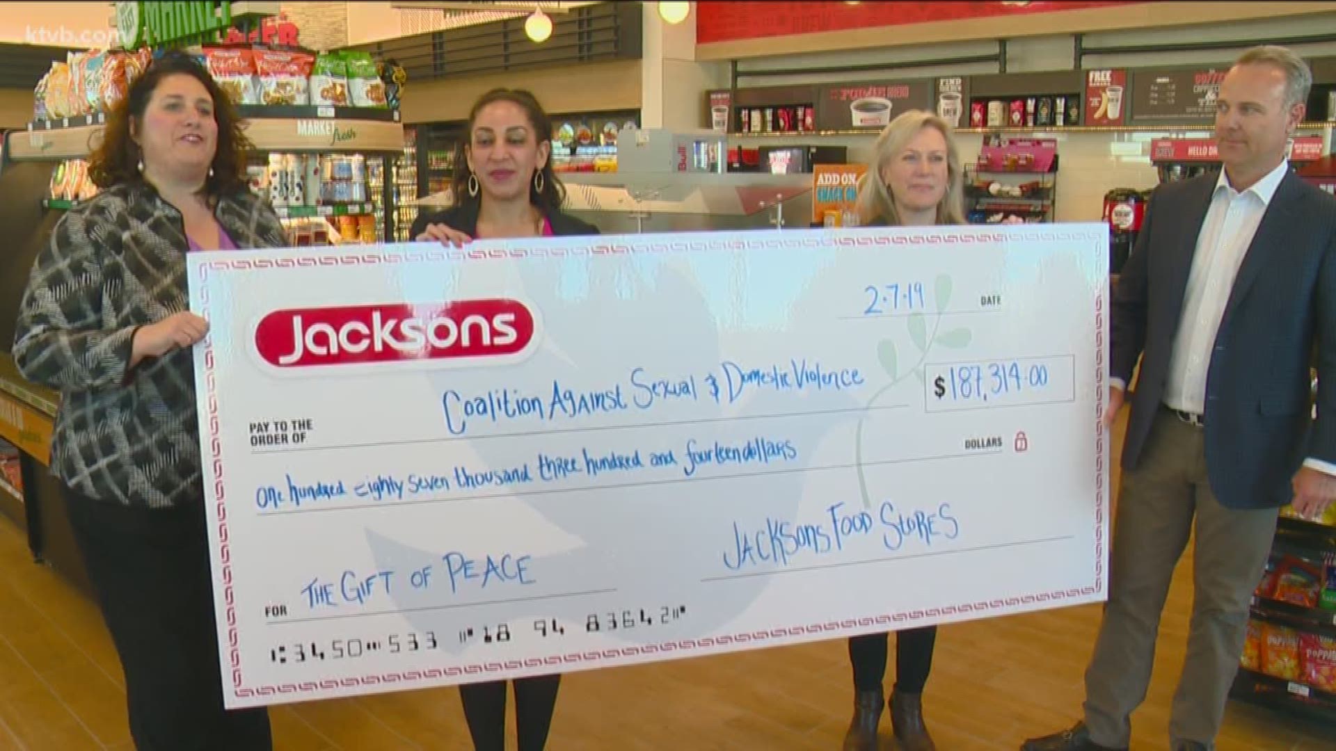 Jacksons Food Stores donates funds to domestic violence victims ktvb com