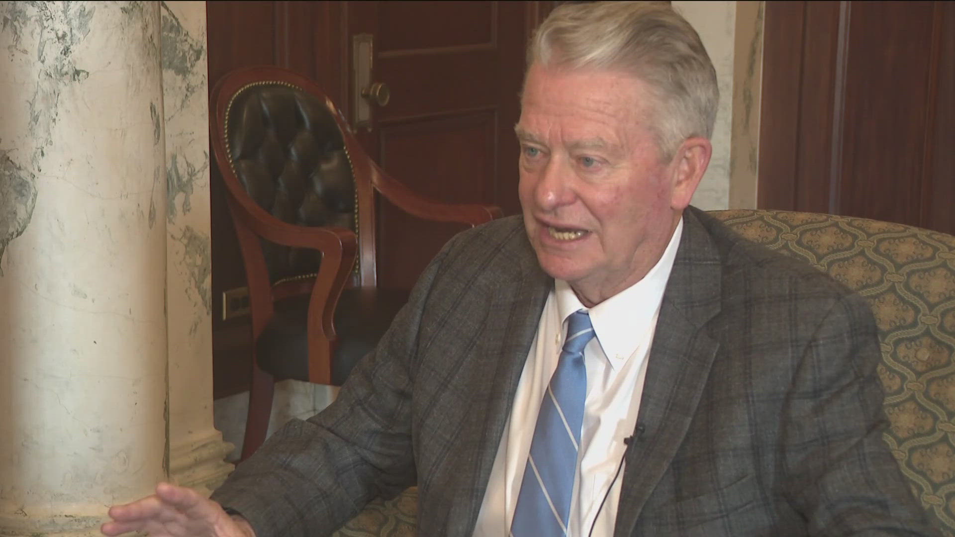 Gov. Little told KTVB he wanted to pressure federal fire managers to protect state land.