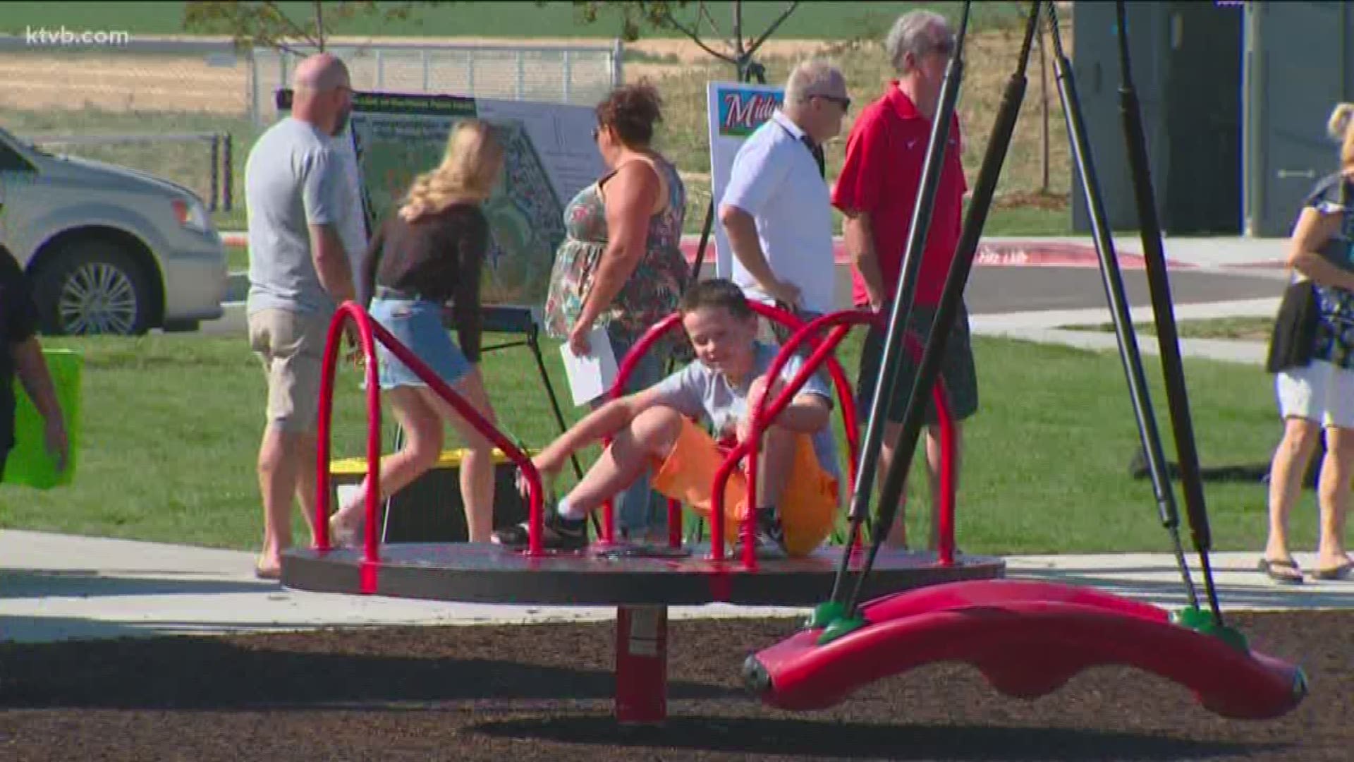 The park features a giant playground, six pickleball courts, and four baseball fields. The City of Nampa will soon be adding more baseball fields, soccer fields, and picnic areas.