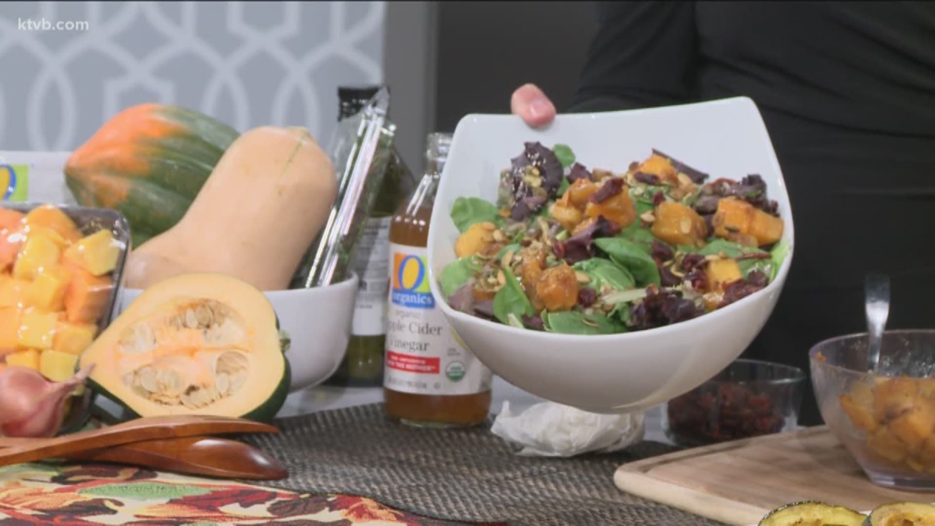 Dietitian Molly Tevis shows us how to make this healthy fall recipe.