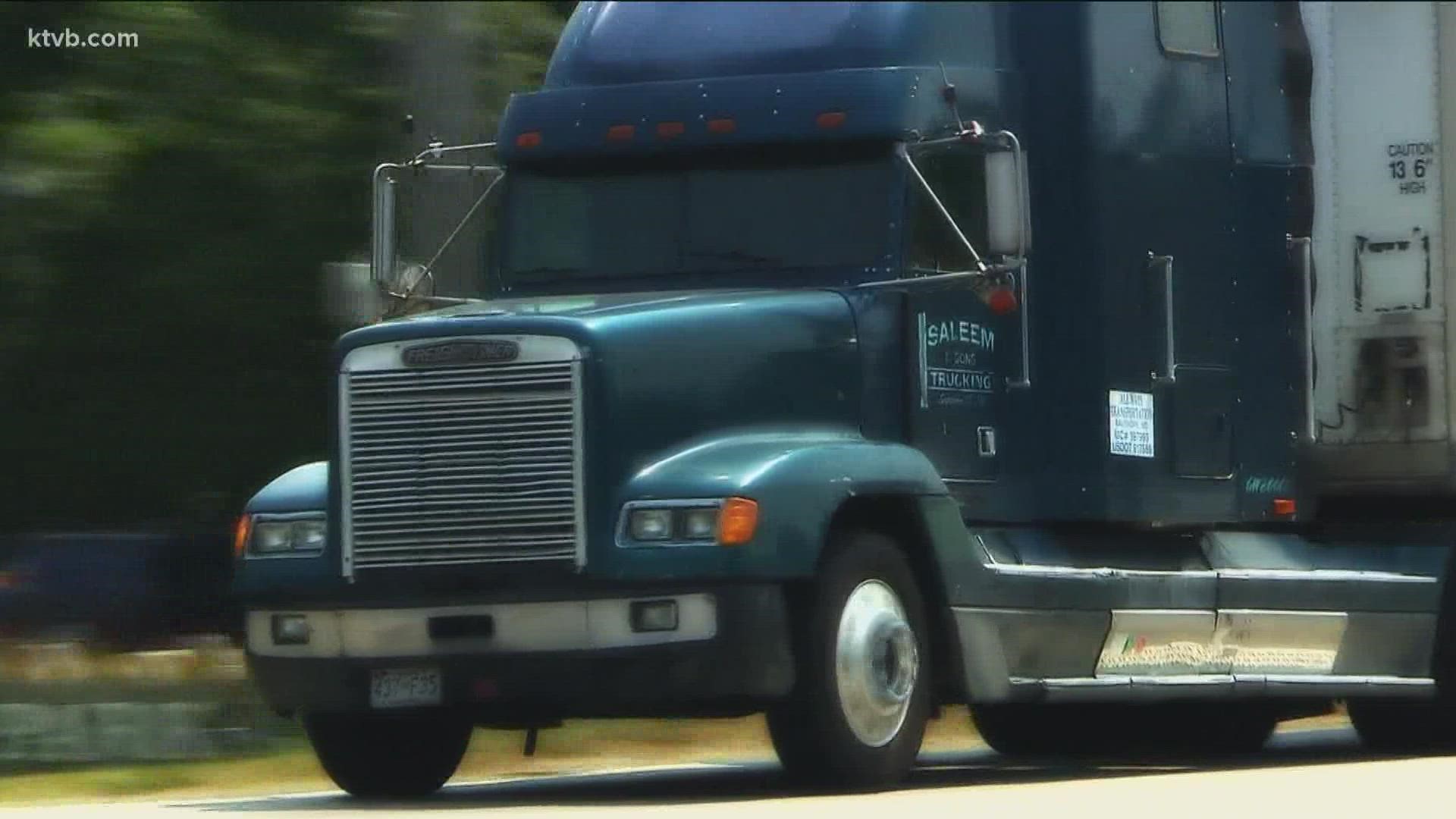 Prospective drivers need to be 21 to drive commercial trucks across state lines. "We're losing those people to other industries," an Idaho trainer said.