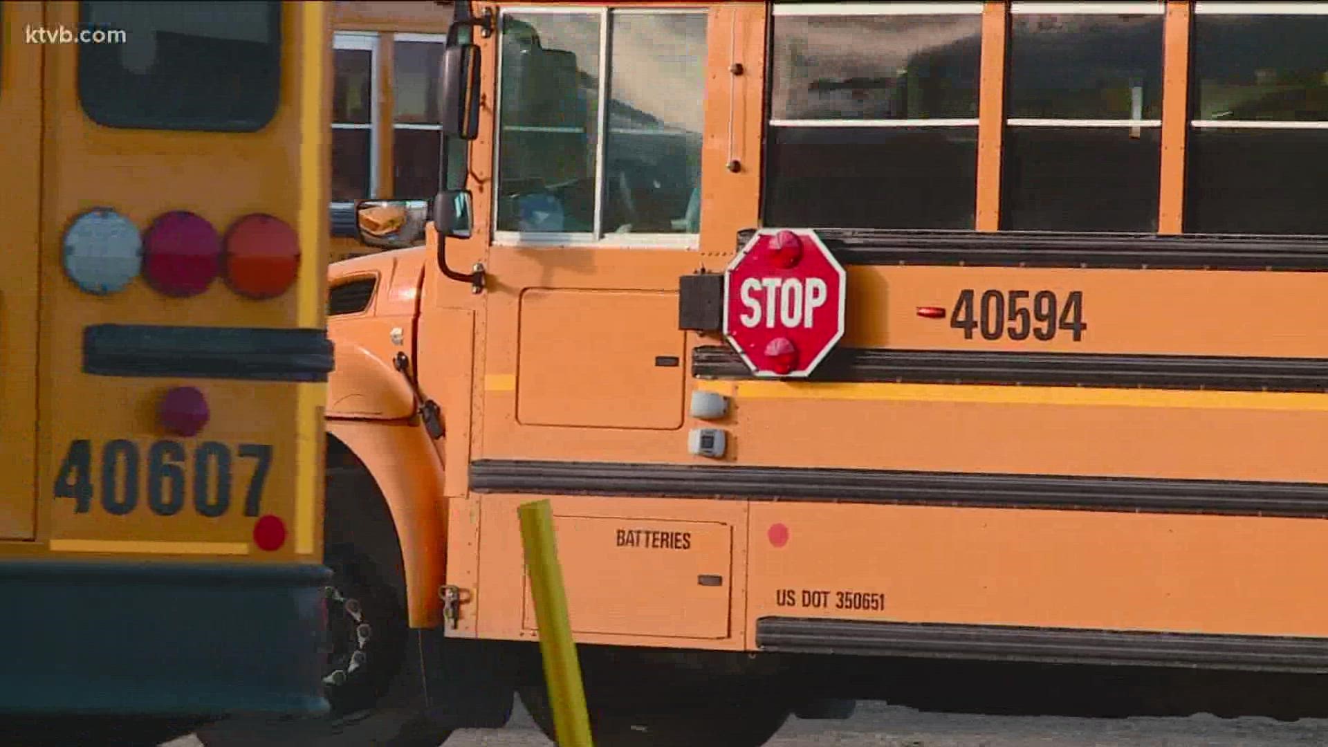 From August 2021 to January 2022, Durham School Services drivers in Boise and Garden City reported 200 violations of drivers passing stopped school buses.