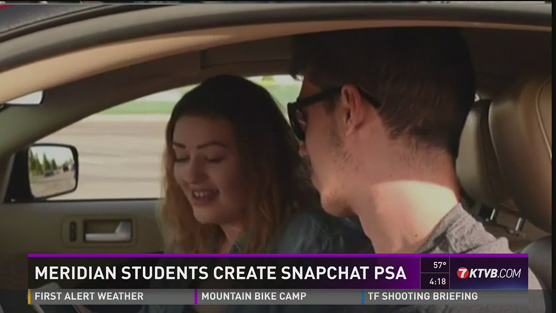 JUST DRIVE: Meridian students make Snapchat PSA