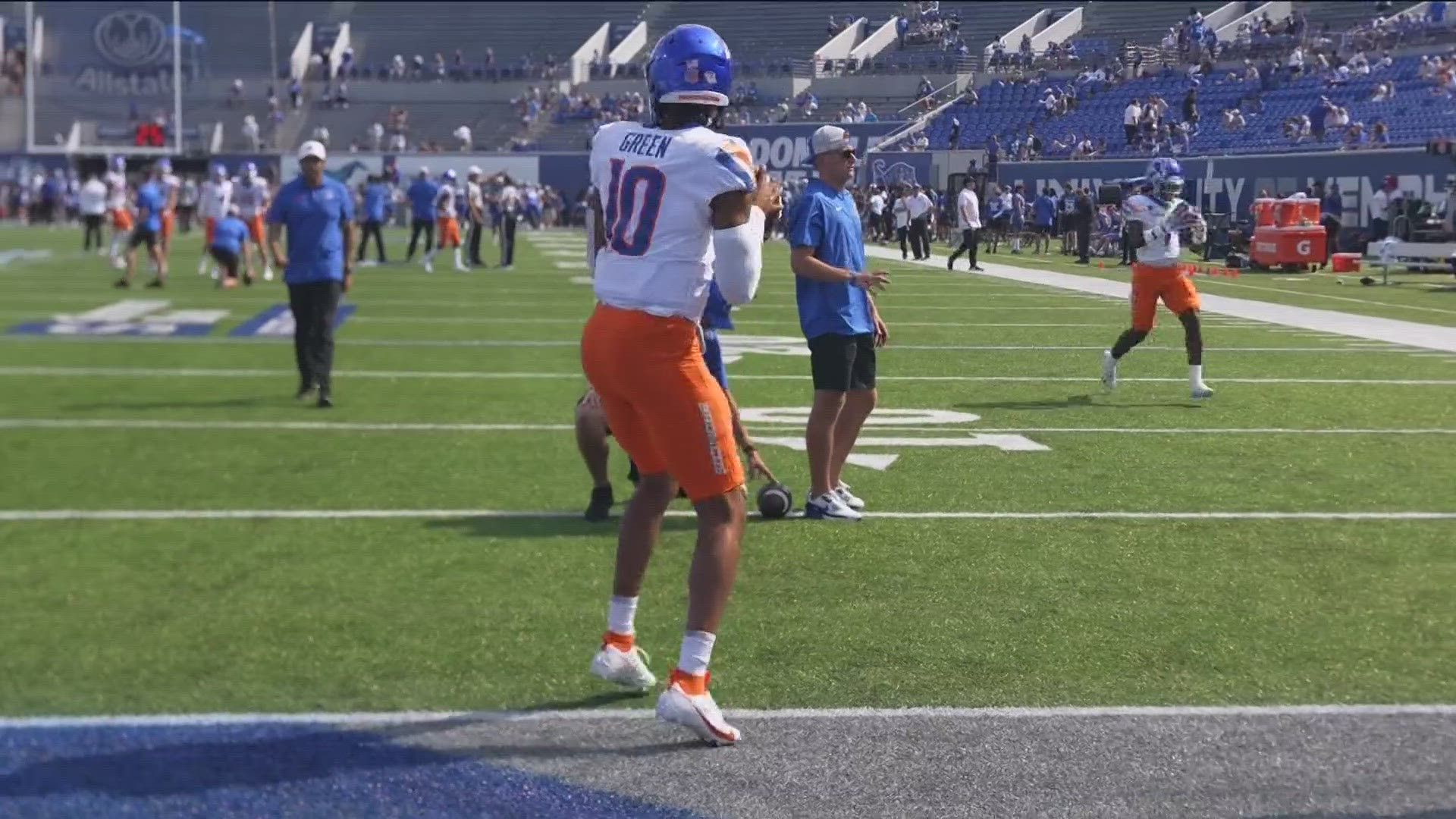 Former Boise State wide receiver Shane Williams-Rhodes and KTVB Sports Director Jay Tust break down where Green can improve Saturday and beyond.