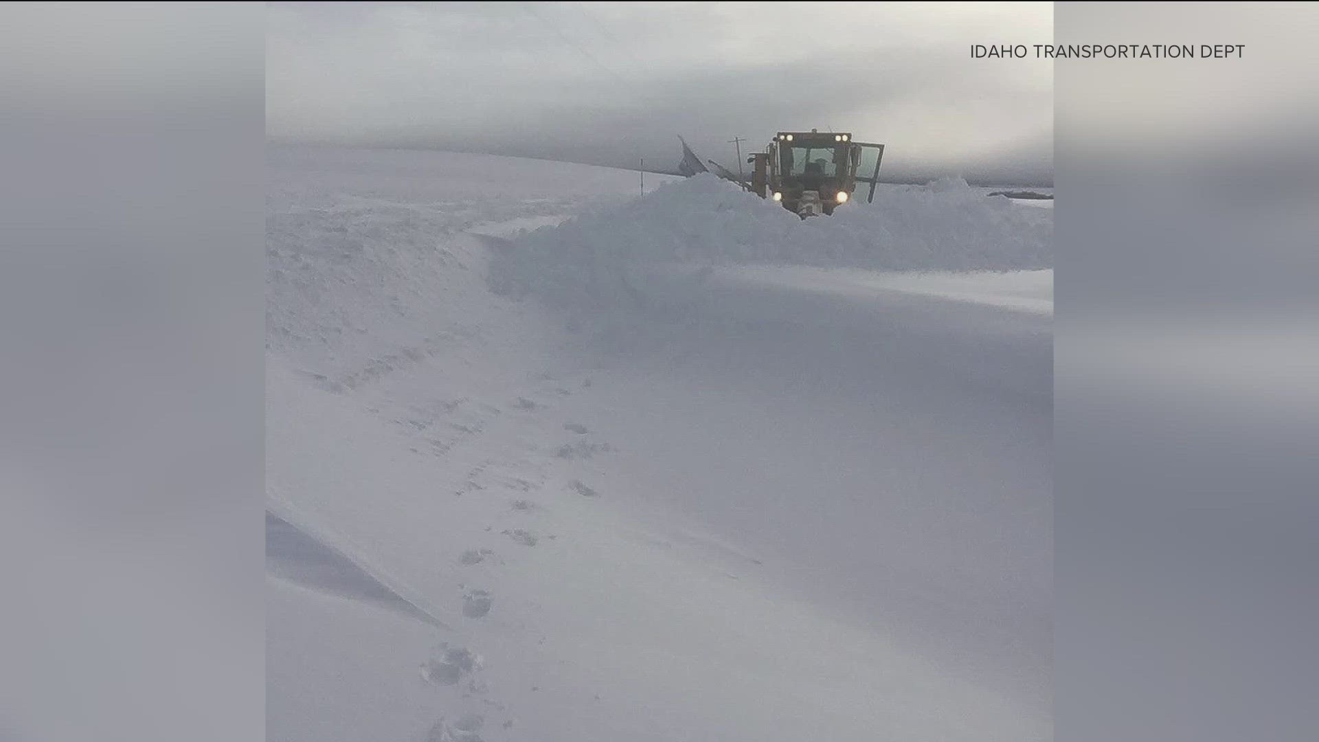 The driver cleared a 26-mile section of State Highway 33 during a severe snowstorm in order for an ambulance to take the woman to the hospital to deliver her baby.