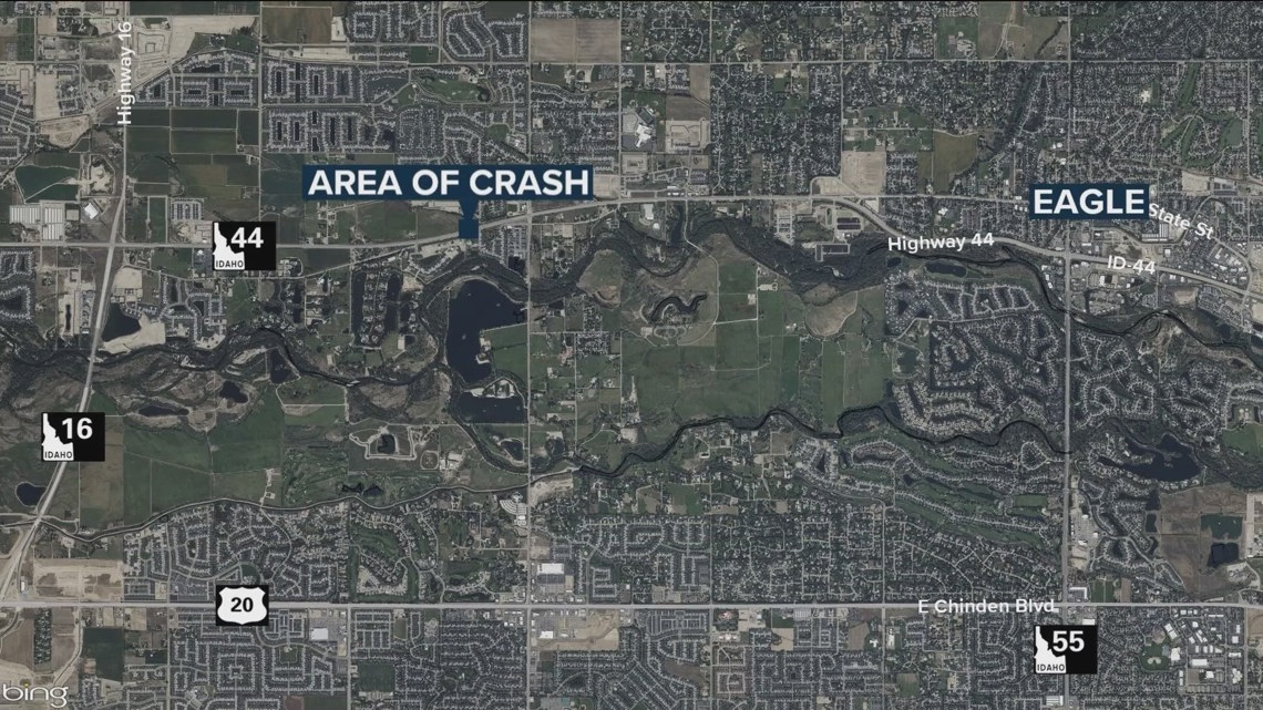 Two people in Eagle hospitalized after crash on State Highway 44 | ktvb.com