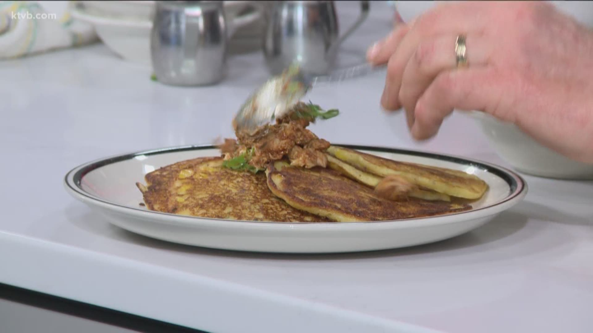 Recipe from Chef Lou Aaron, demonstrated on April 7.