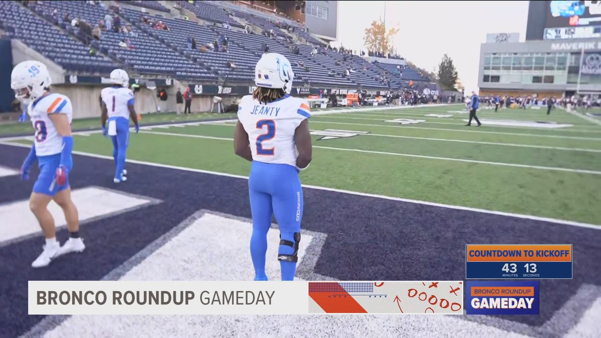 Boise State RB Ashton Jeanty Takes The Field At Utah State | Ktvb.com