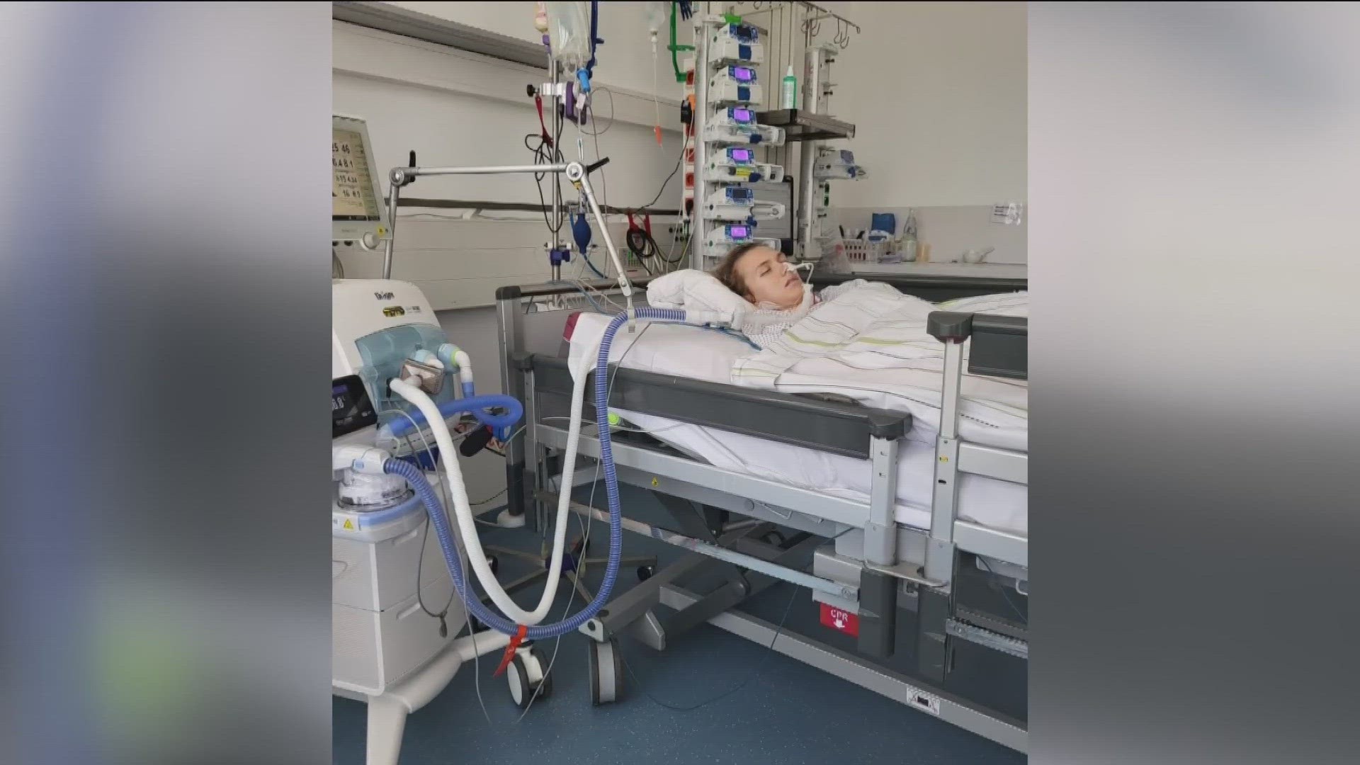 Boise woman hospitalized in Germany learns how to walk again 'I was