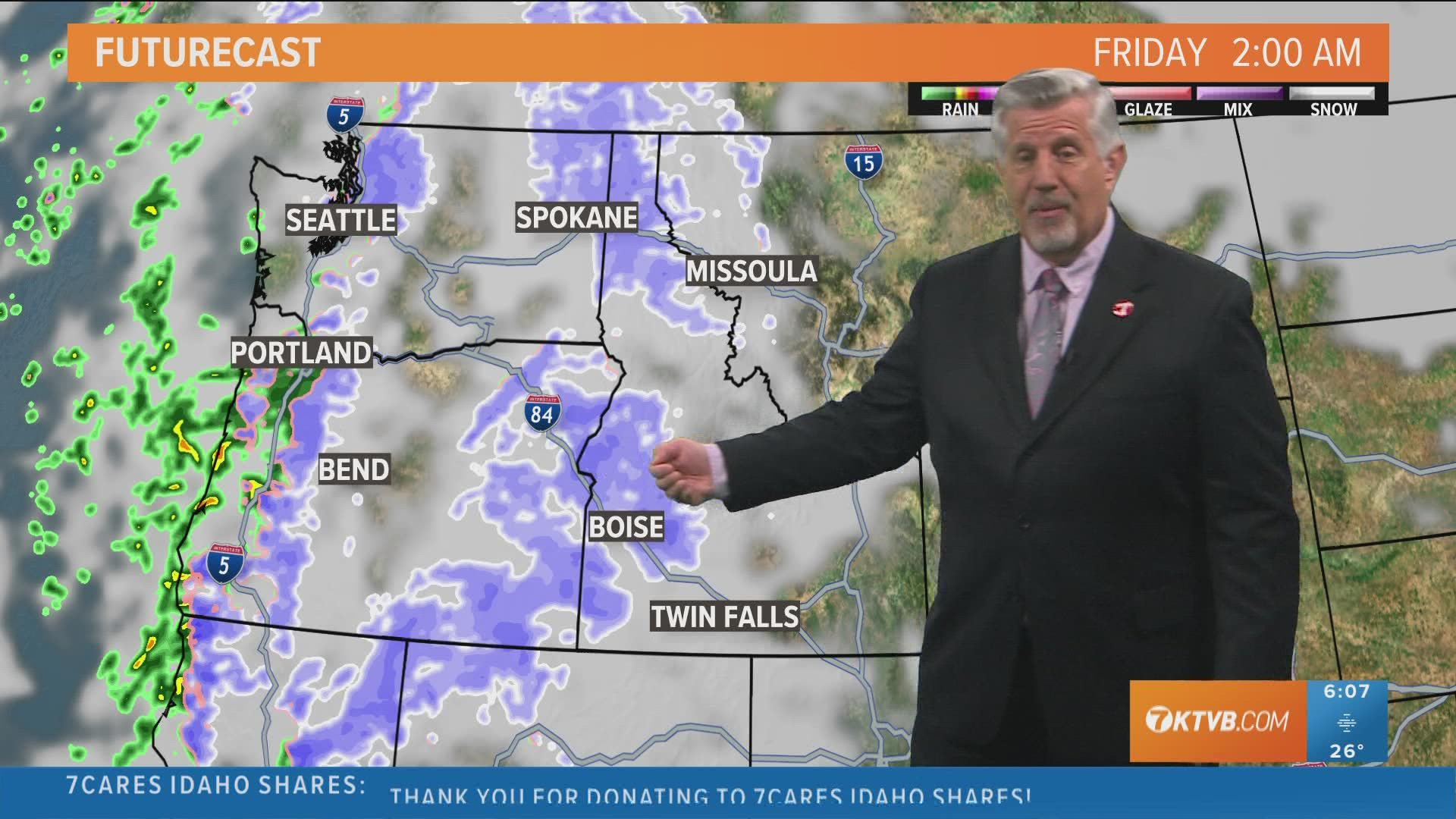 KTVB First Alert Weather Tuesday, Dec. 6, 2022, with meteorologist Jim Duthie in Boise, Idaho.