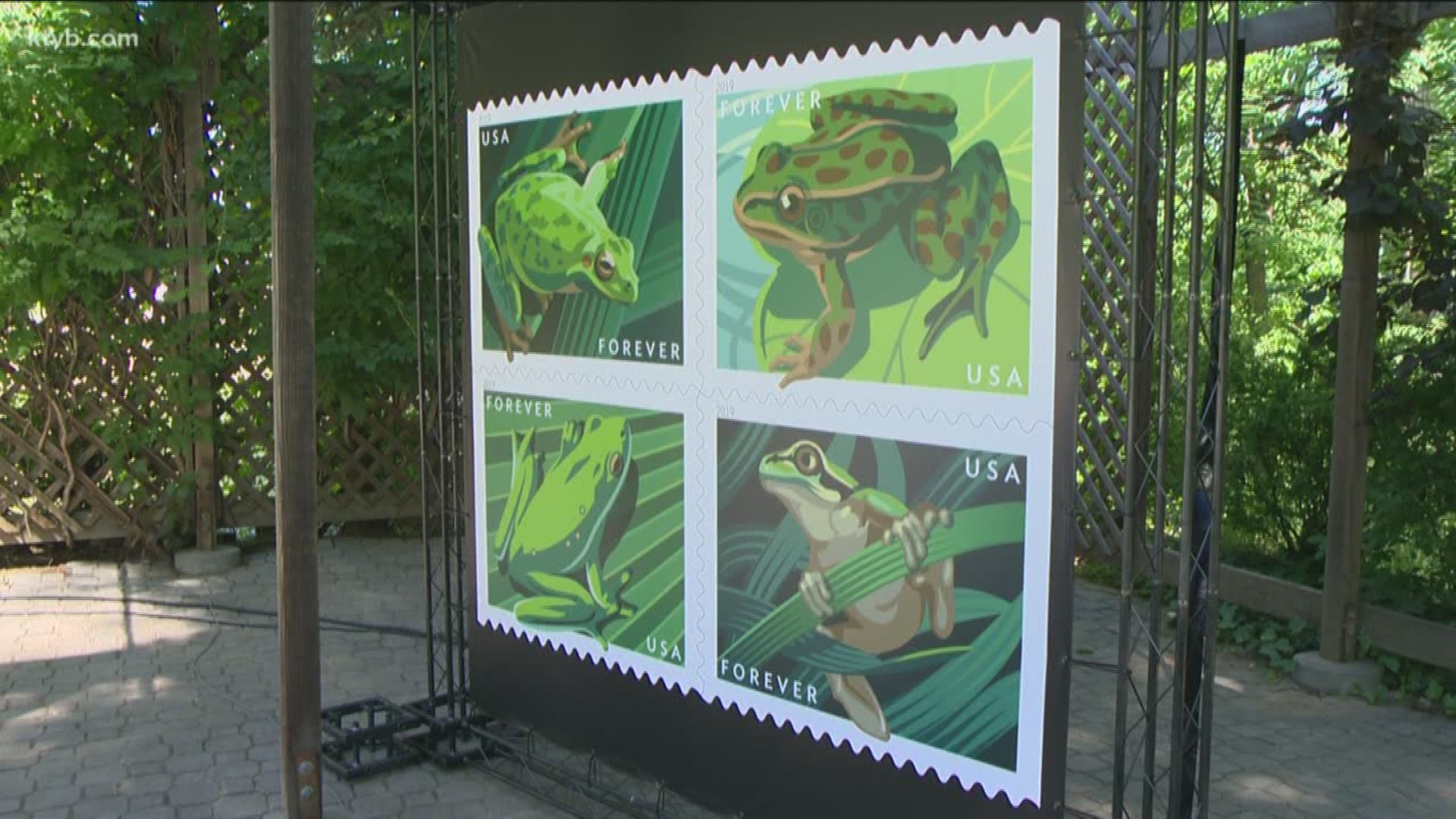 The Postal Service hosted a special ceremony Tuesday at the MK Nature Center.