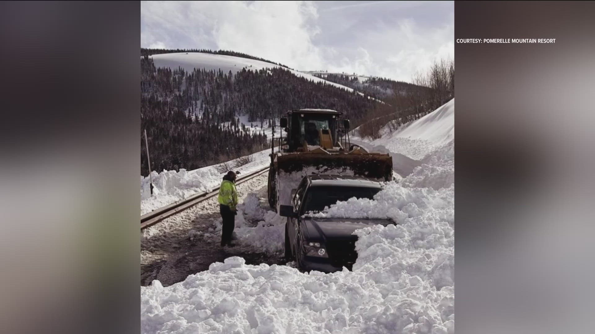 Pomerelle Mountain Resort was closed Tuesday for avalanche mitigation on Howell Canyon Road. No one was injured in the slide and the resort will reopen on Wednesday.