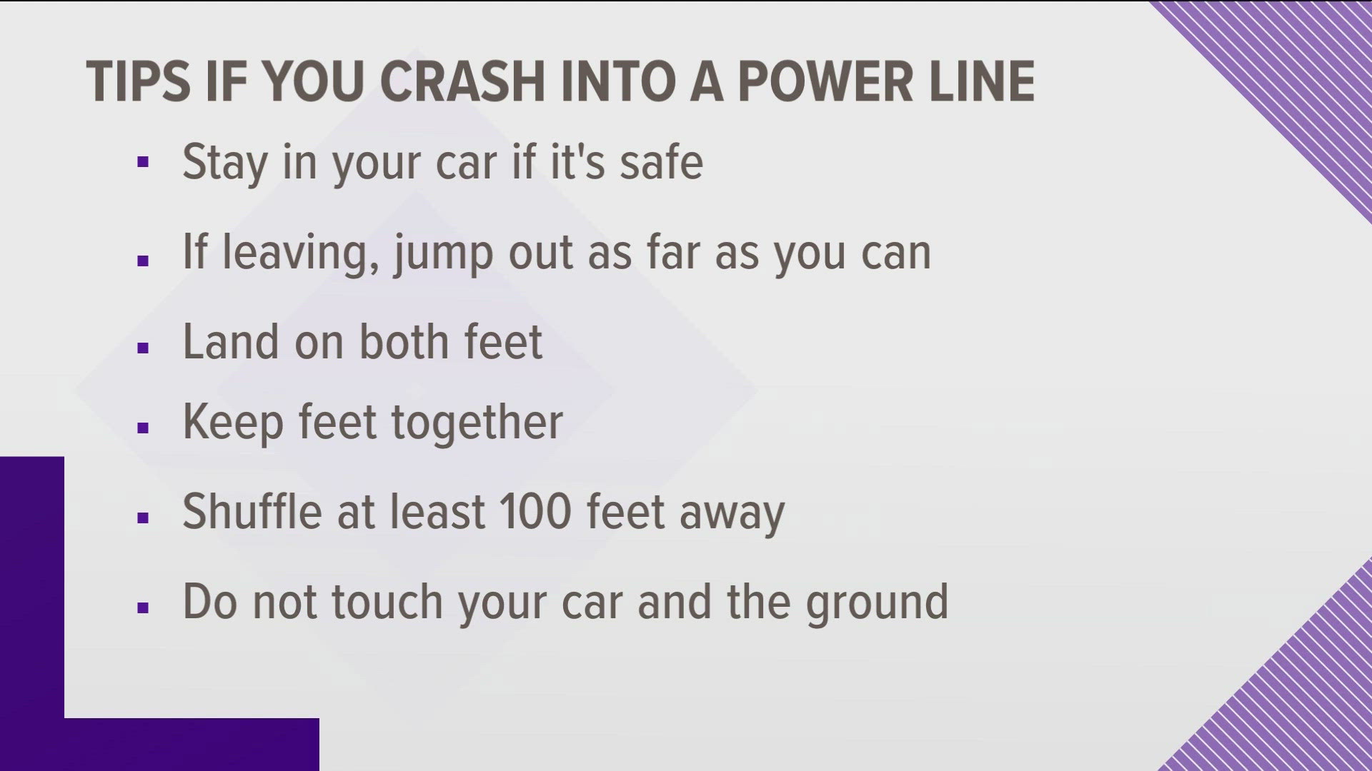 After an uptick in cars crashing into powerlines, Idaho Power is warning drivers on how to stay safe from being electrocuted near downed powerlines.