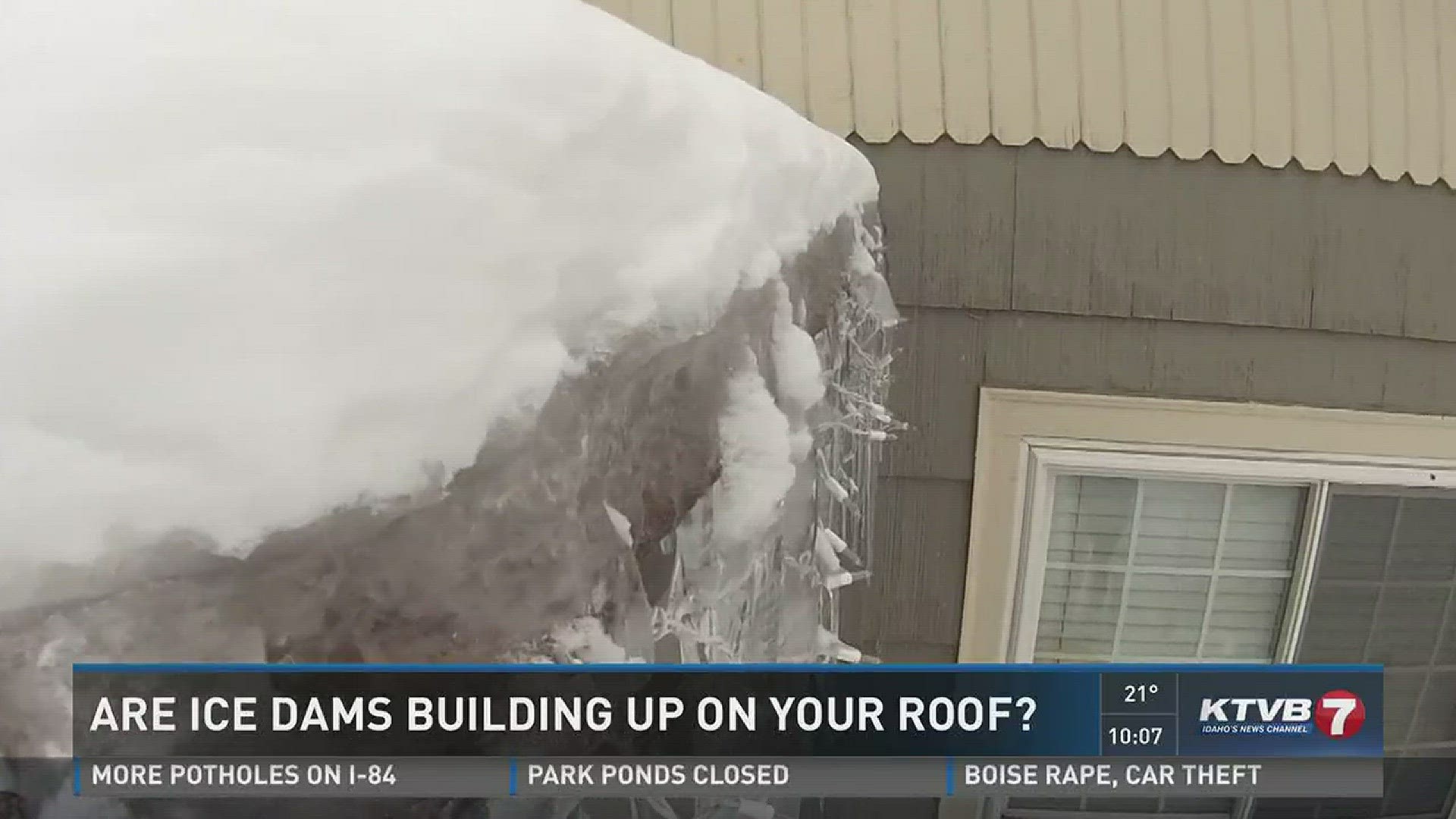 Are ice dams forming on your roof?