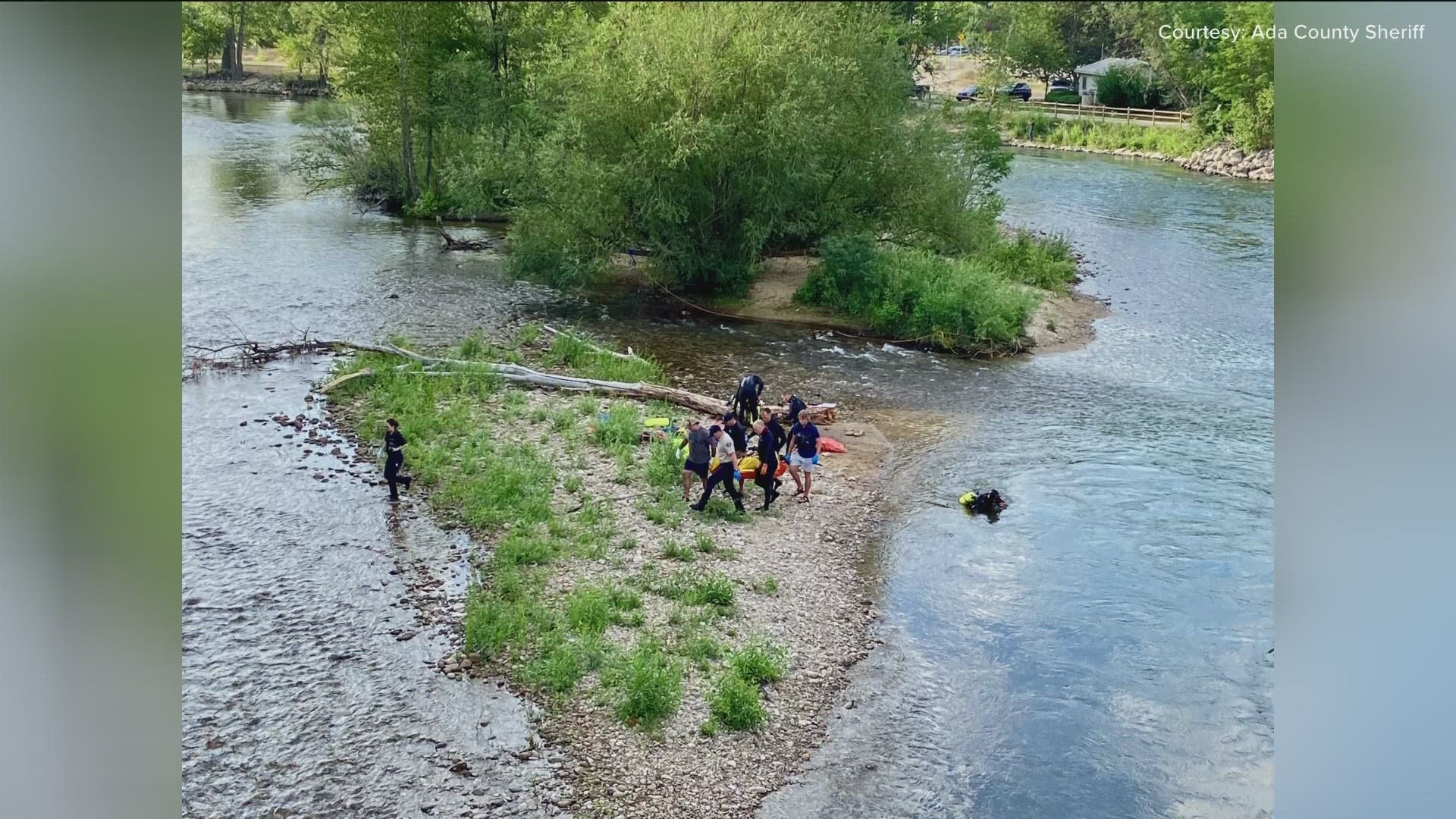 The dive team found the remains of a man on Saturday afternoon.