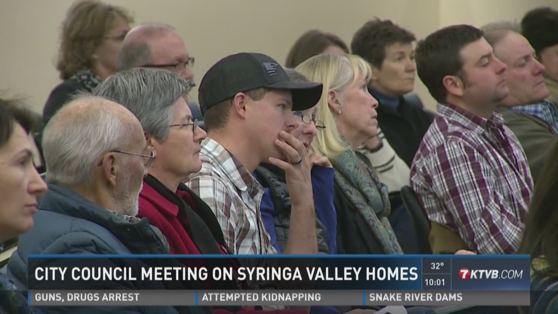 City Council meeting on Syringa Valley homes.