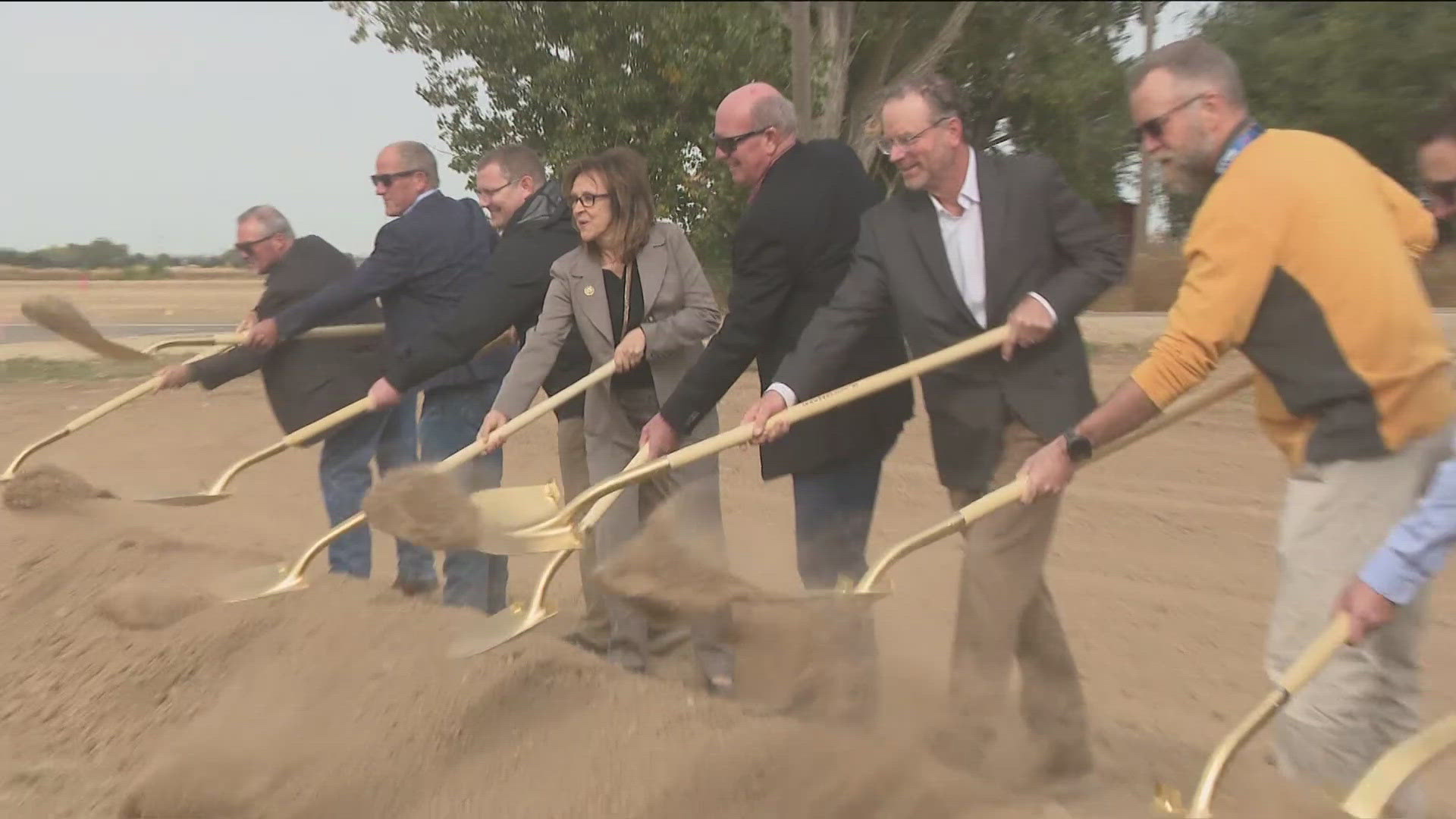 The new road expansion aims to help with traffic from growth and Highway 16.