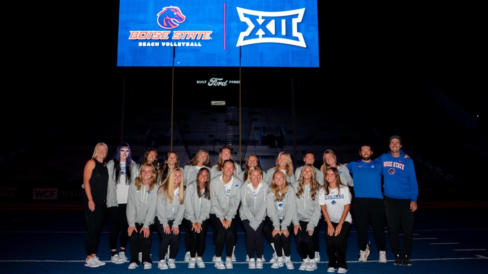 Sun, sand, and a new conference? Boise State beach volleyball has accepted an invitation to join the Big 12 Conference next season. 