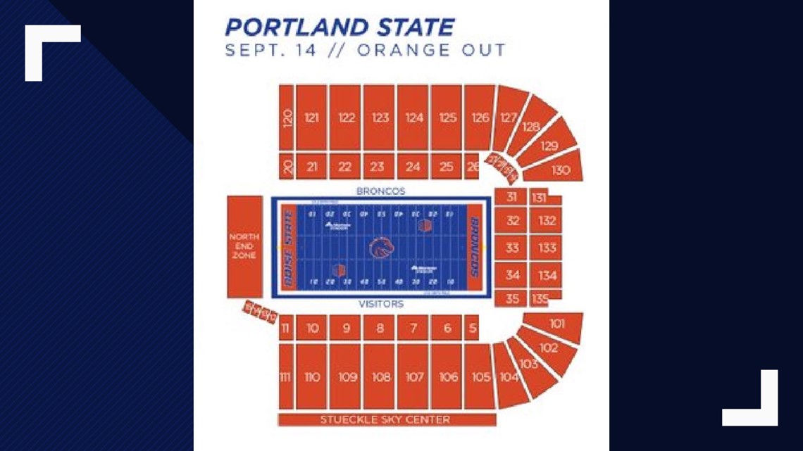 Boise State Football releases fan color schemes for 2019 season 