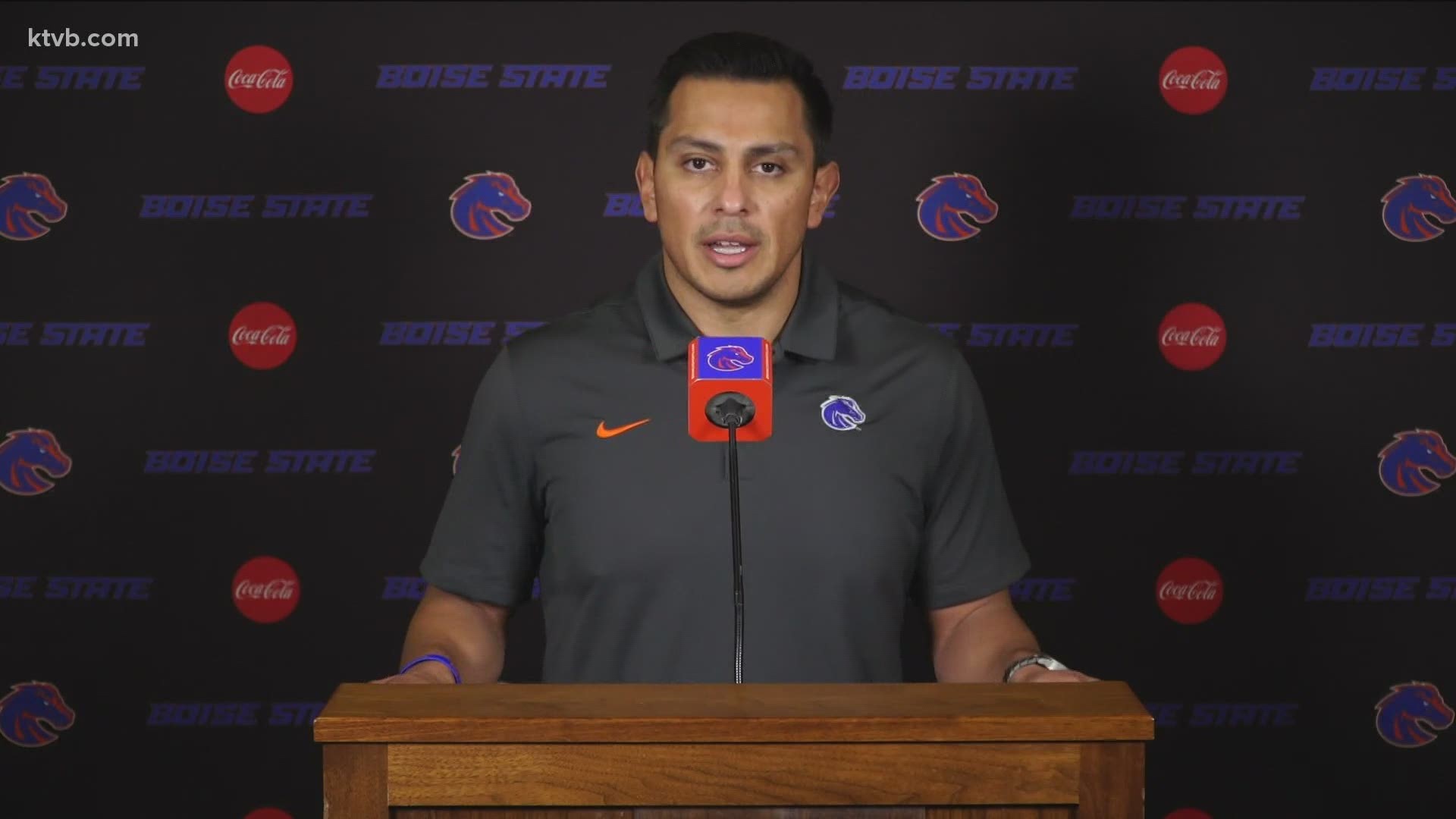 Boise State head football coach Andy Avalos talks about his new