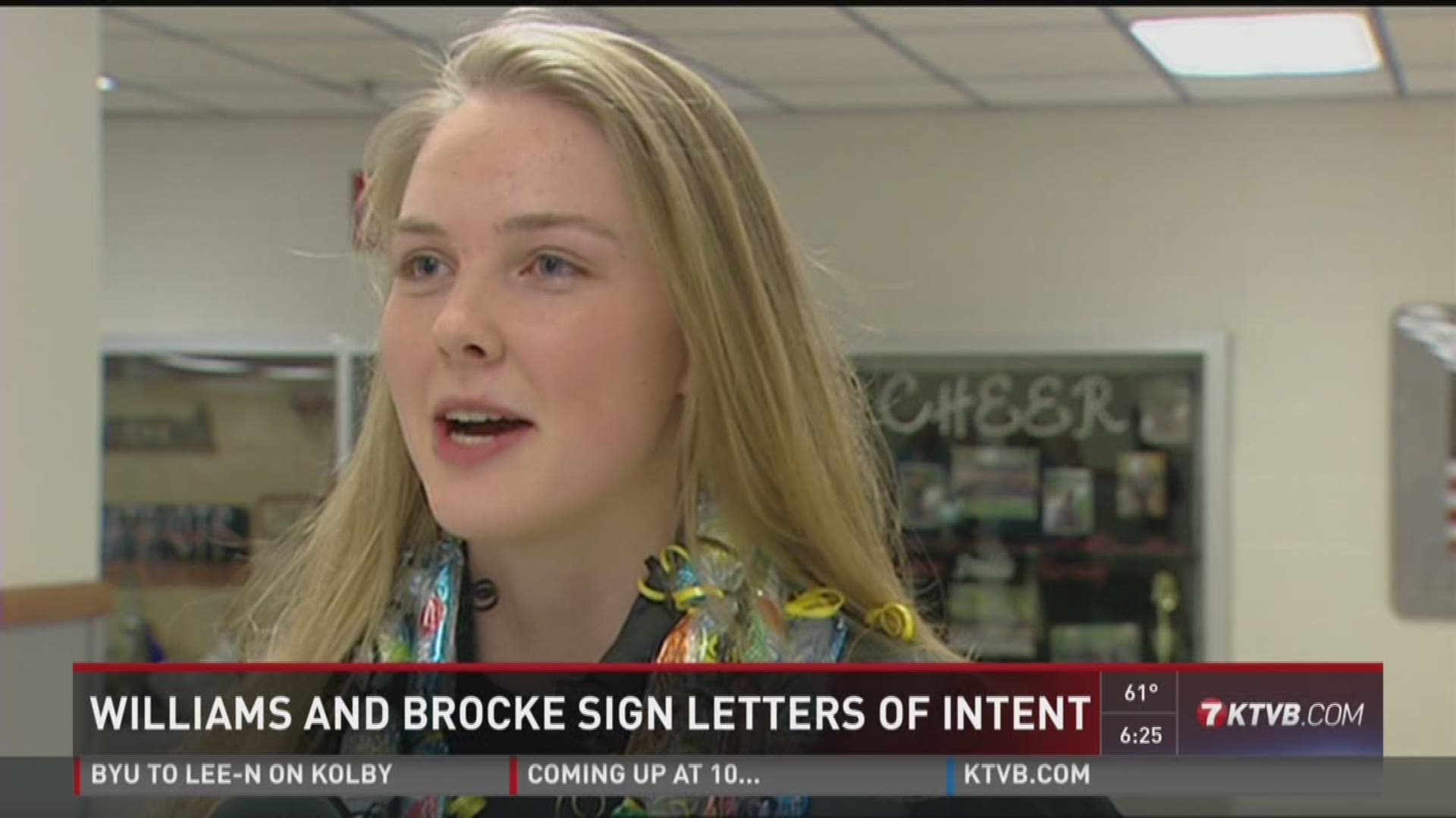 Centennial seniors Tori Williams and Lauren Brocke signed early letters of intent to play at the University of Utah and Wichita State respectively.