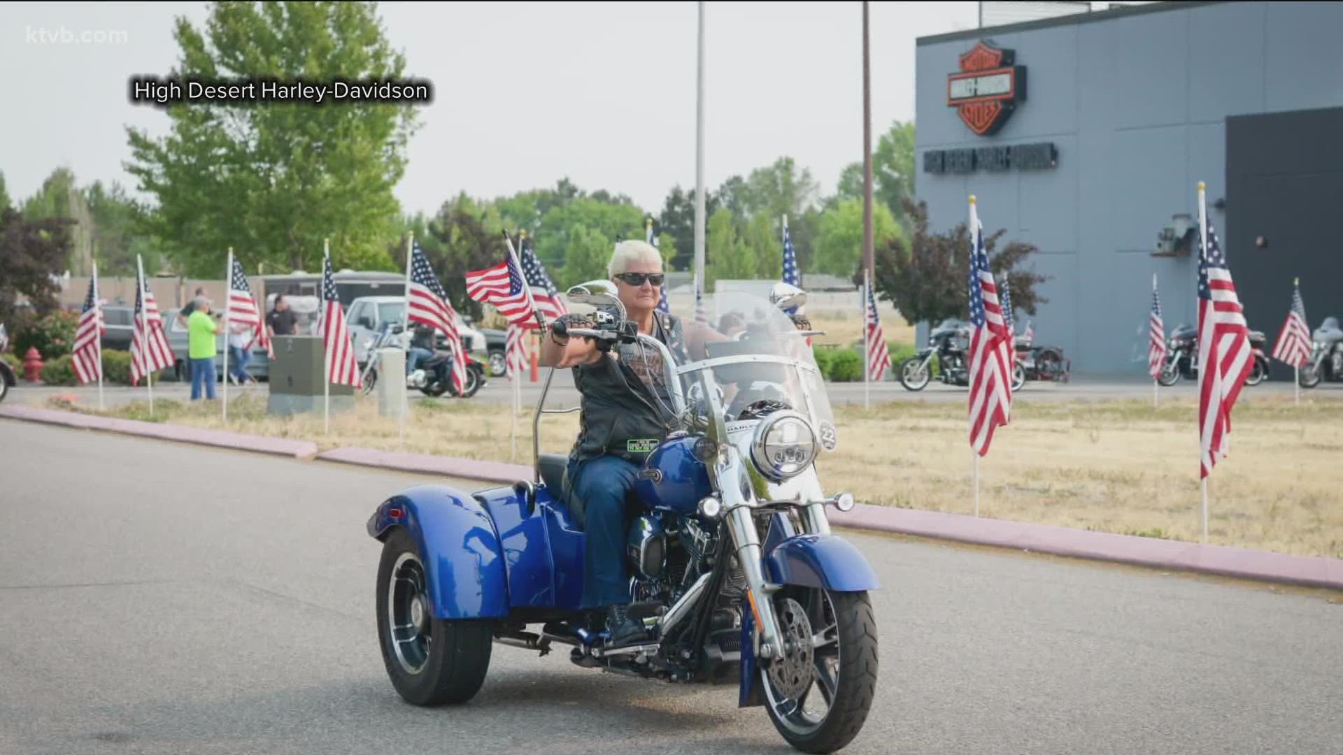 The Idaho Patriot Thunder Ride benefits the Idaho Guard & Reserve Family Support Fund and Operation Warmheart. The ride will now take place Sunday, June 12.