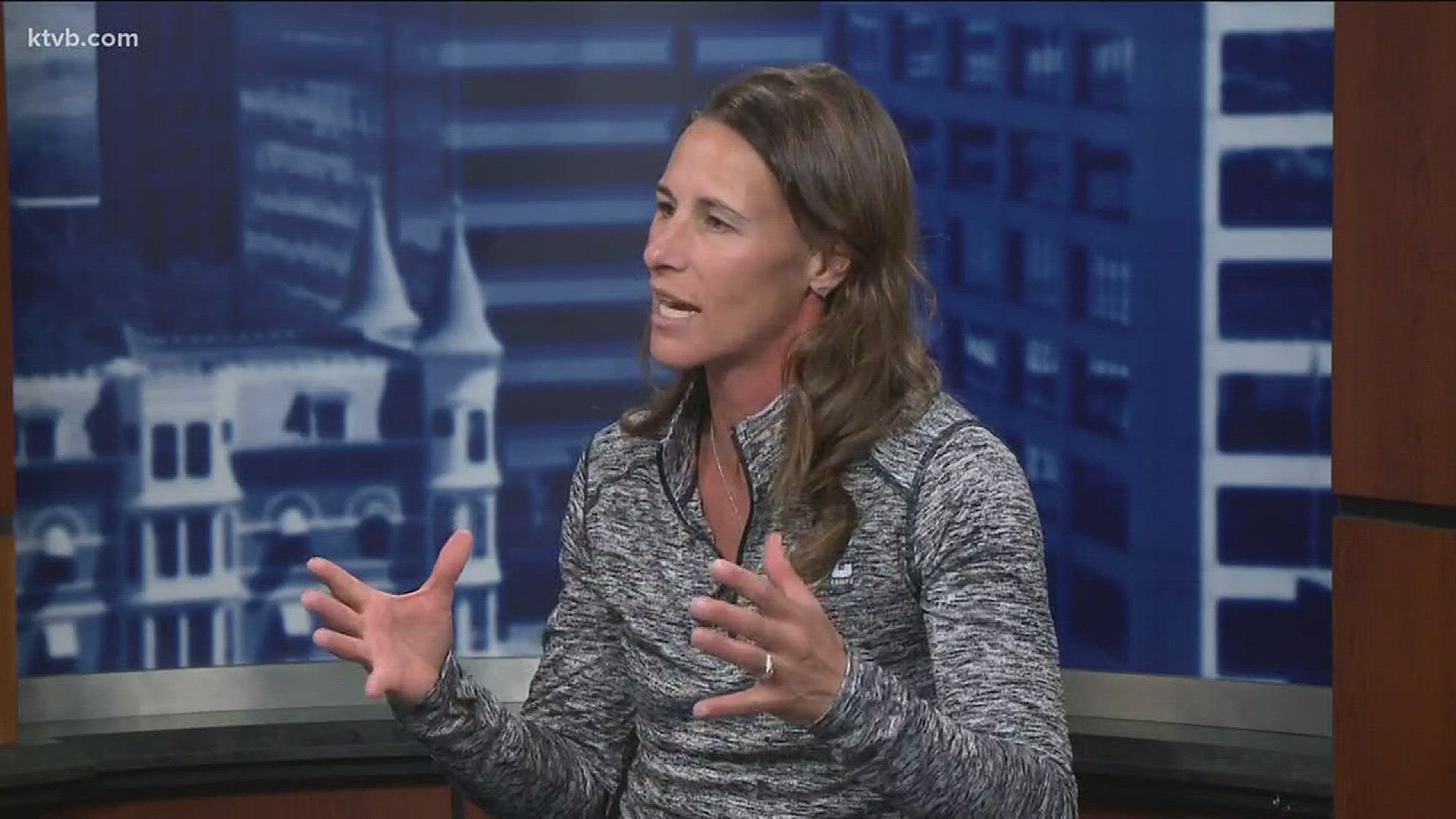 Olympic gold medalist pole vaulter Stacy Dragila joined Mark Johnson on the News at 4 to talk about her new passion: a nonprofit called "Chase Your Dreams."